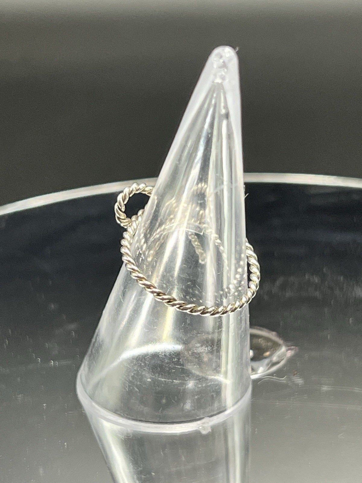 Tiffany & Co. 925 Sterling Silver Rope Bow Band Ring Size 6.5 Signed