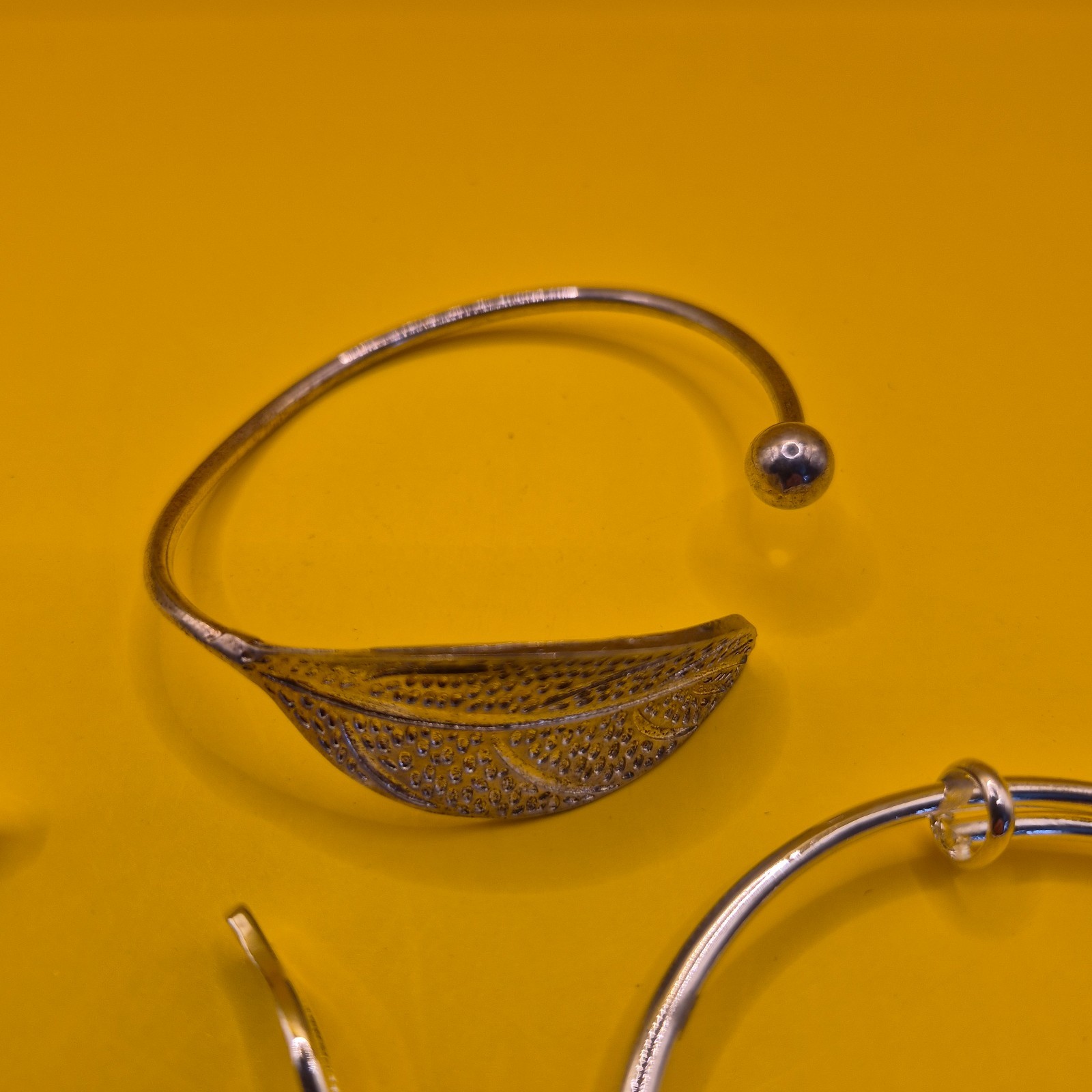 3x Silver Bracelets 999 Pure Silver Stamped