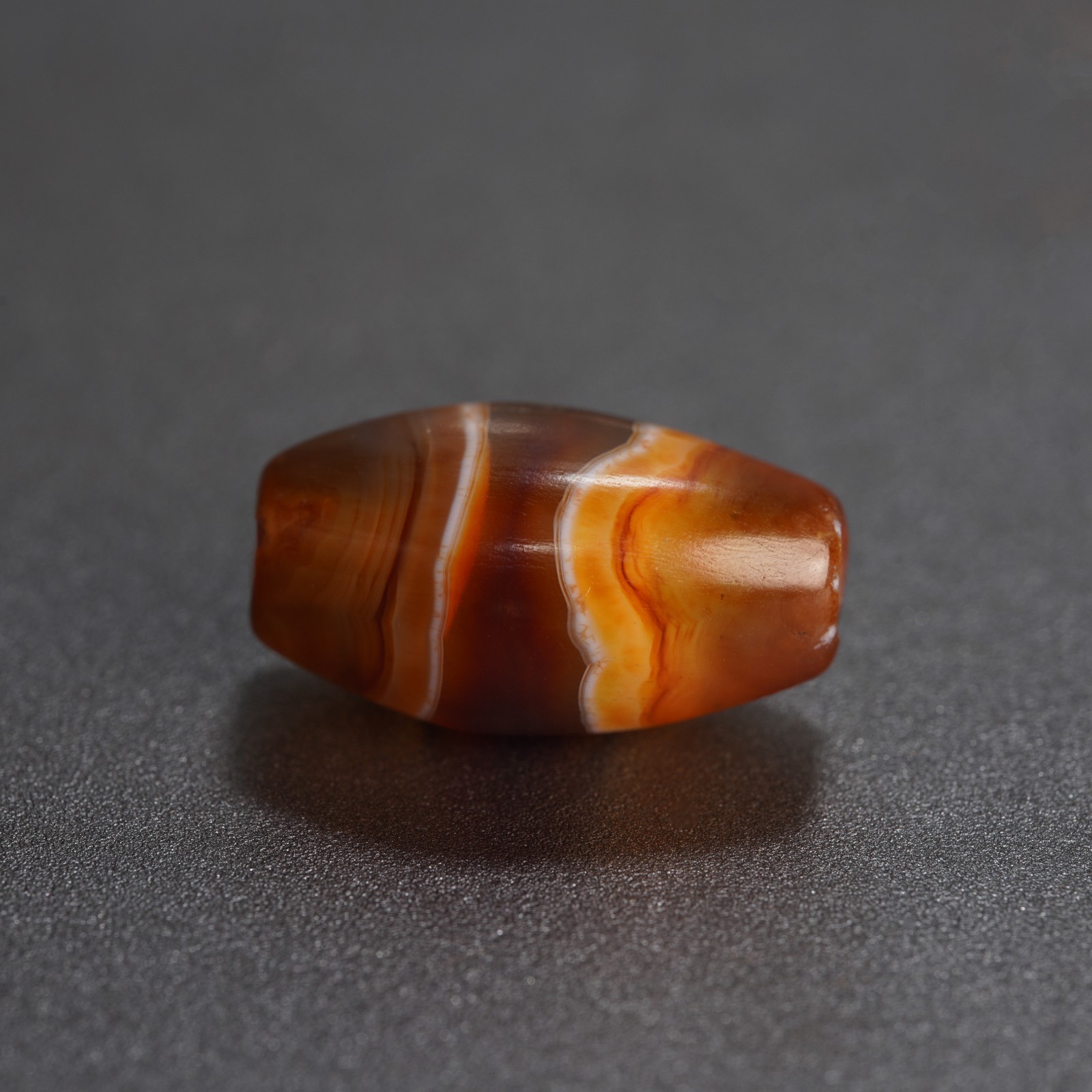 Vintage Old Agate Beads, Hand Polished Energy Stone for Jewelry Making 4.9g