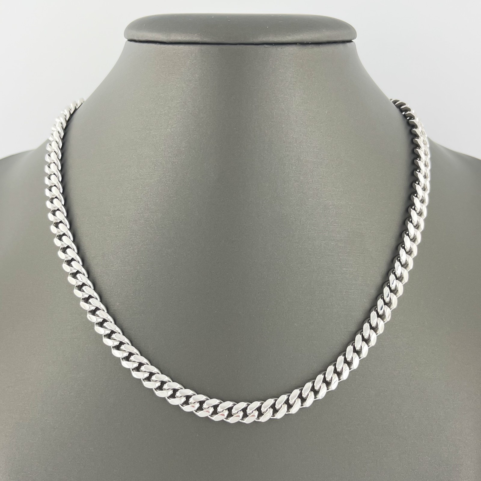 5.5mm Miami Cuban Link Chain or Bracelet Solid 925 SOLID Sterling Silver