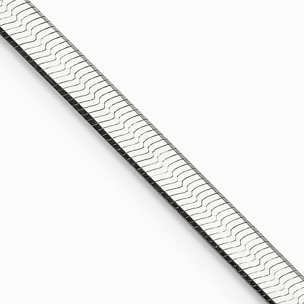 Sterling Silver 3.5mm Magic Herringbone Chain Necklace 16″-24″