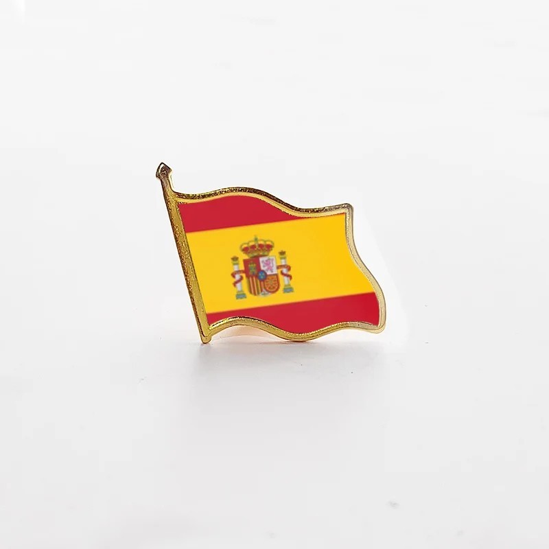 World Cup 2026 National Country Flag Lapel Pin Badge Brooches Metal with