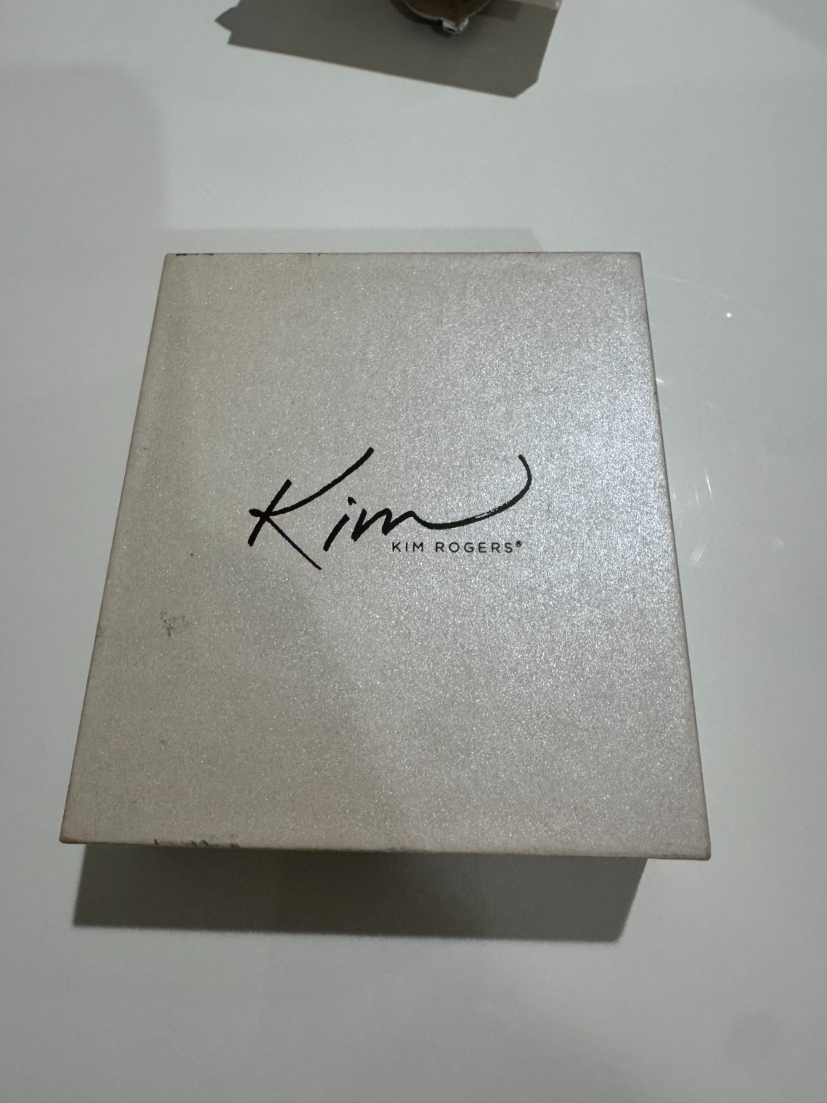 Vintage Kenneth Cole signed KC simulated onyx diamond & silver tone pendant & ea