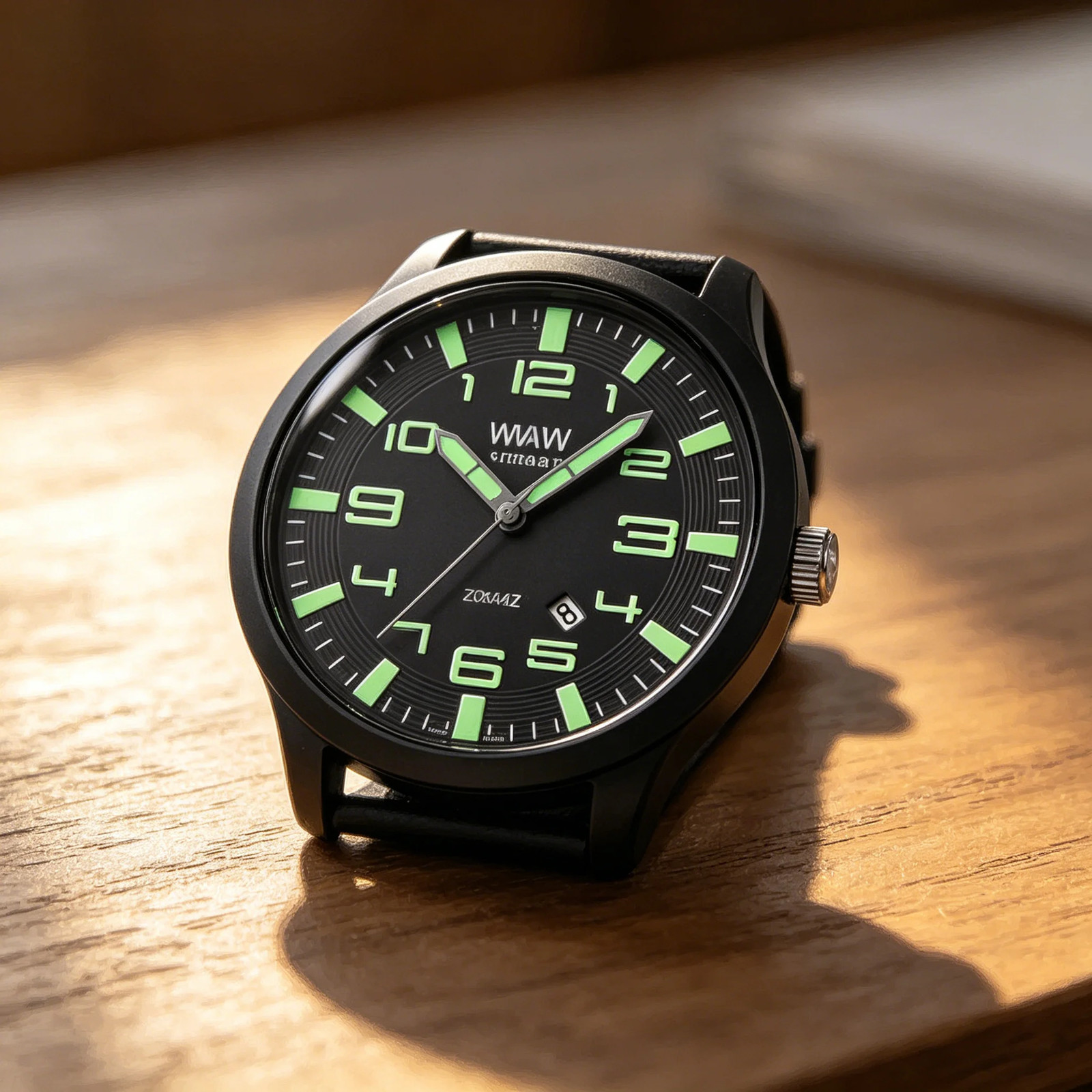 Men’s Quartz Nylon Strap Watch Date Display Casual Business Wristwatch