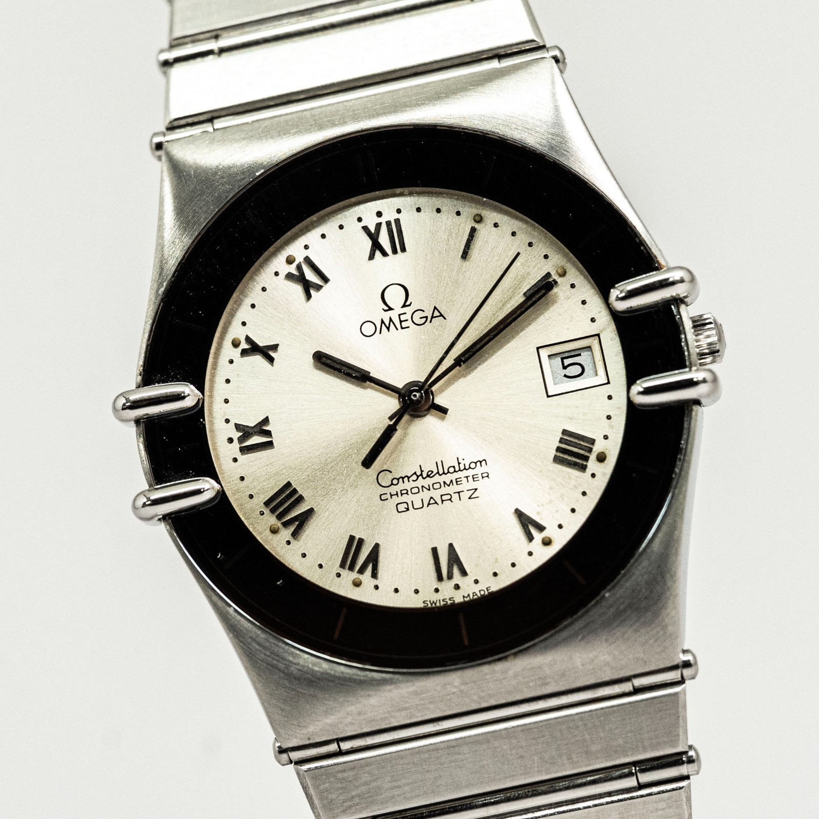 **NEAR MINT** Vintage OMEGA Constellation Cal.1431 Quartz Chronometer Roman Mens