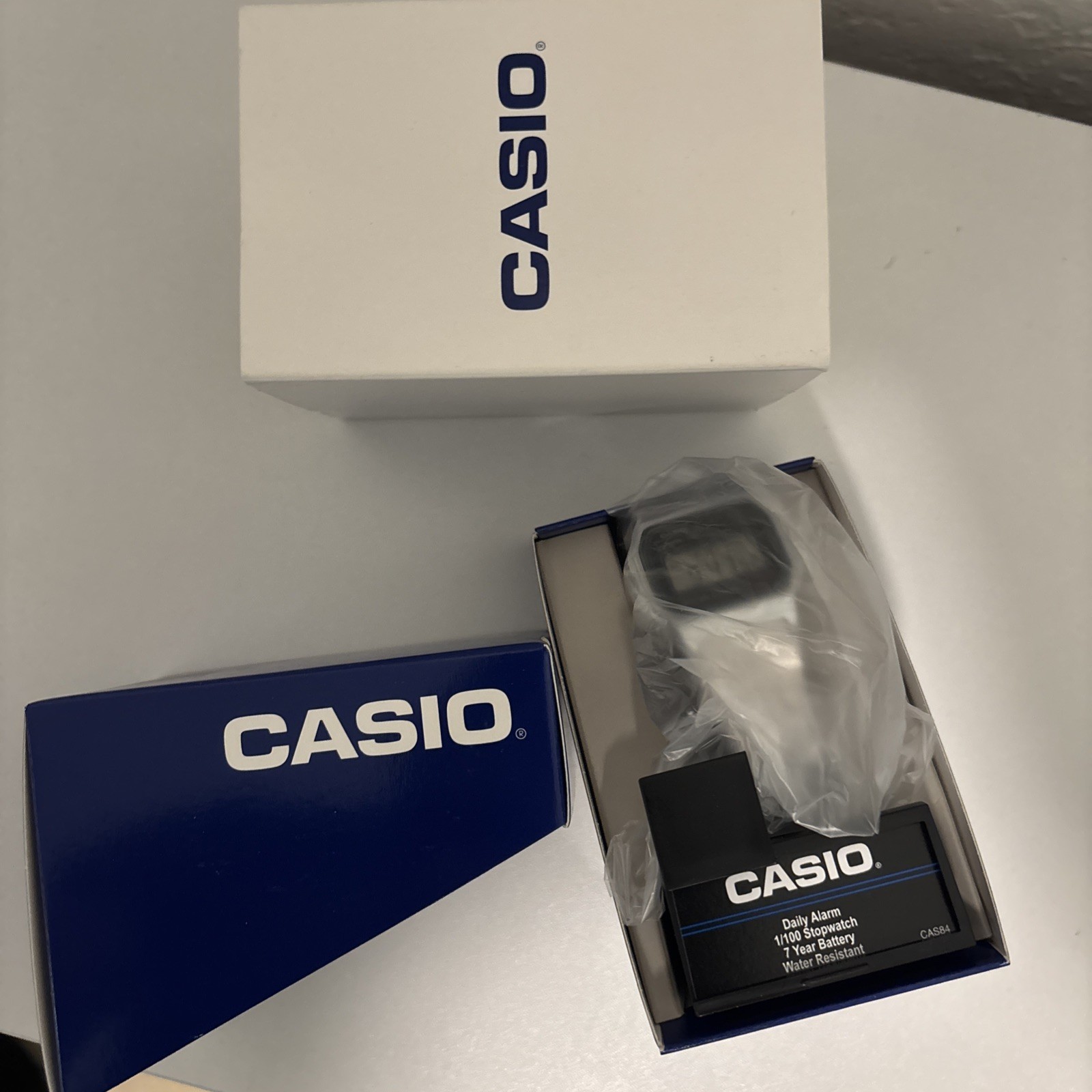 Casio A158WA-1CR, Classic Digital Watch, Alarm, Chrome New