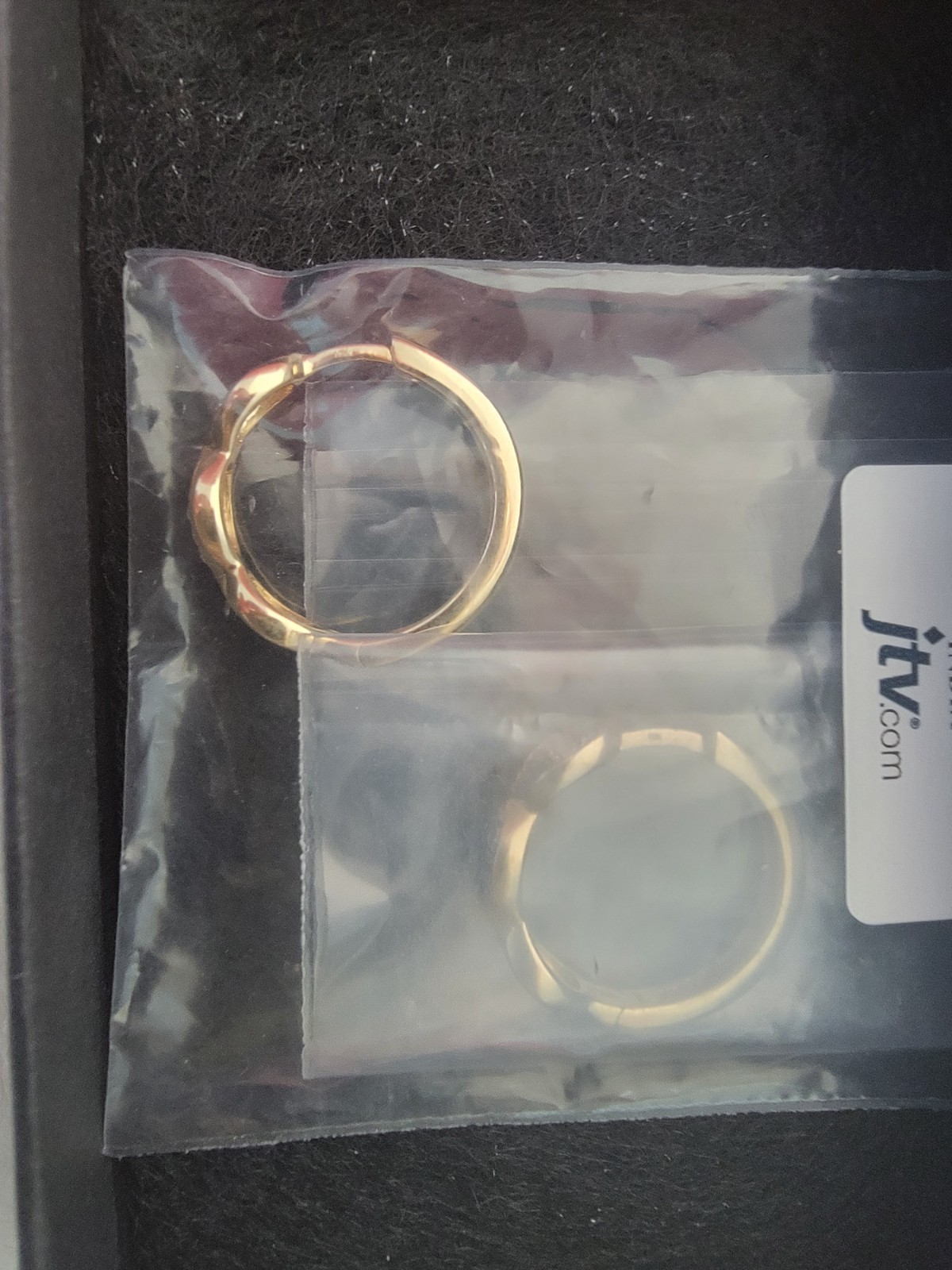 10K Gold 4 grams Natural Diamond Hoops Earrings 0.25ctw NEW
