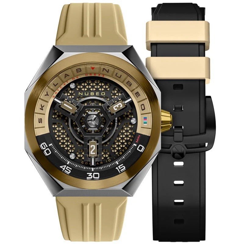 Nubeo Skylab Watch Automatic Limited Edition Khaki/Black 115/150
