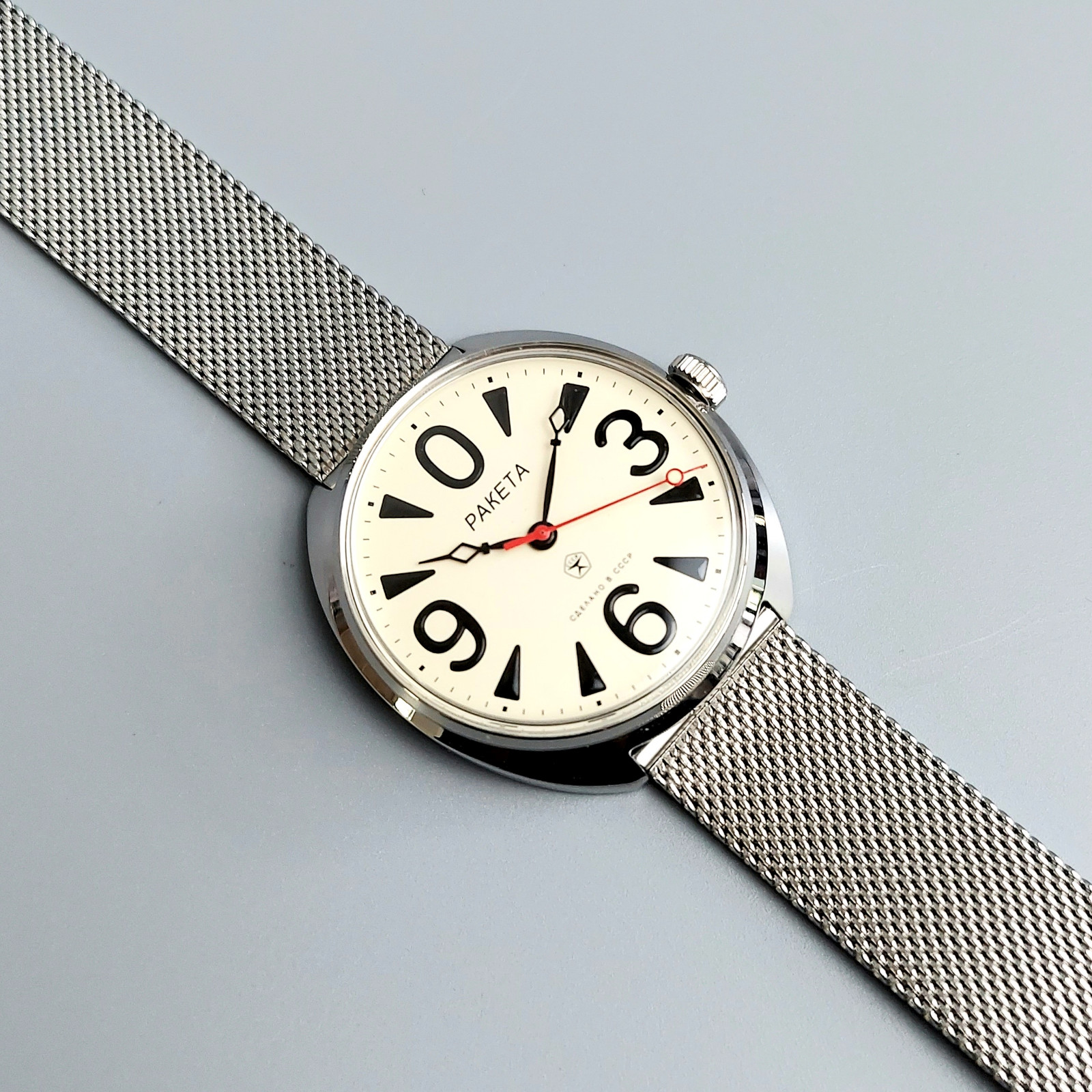 Soviet Vintage Wristwatch RAKETA BIG ZERO Mechanical Men’s Watch Serviced