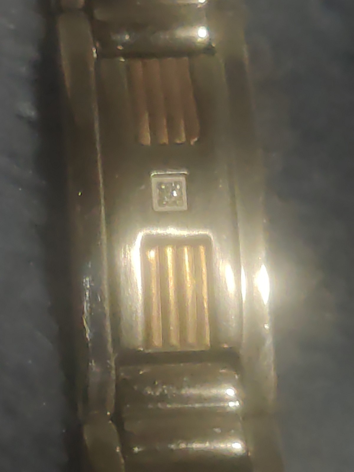 men’s 10k Gold With Diamonds Bracelet