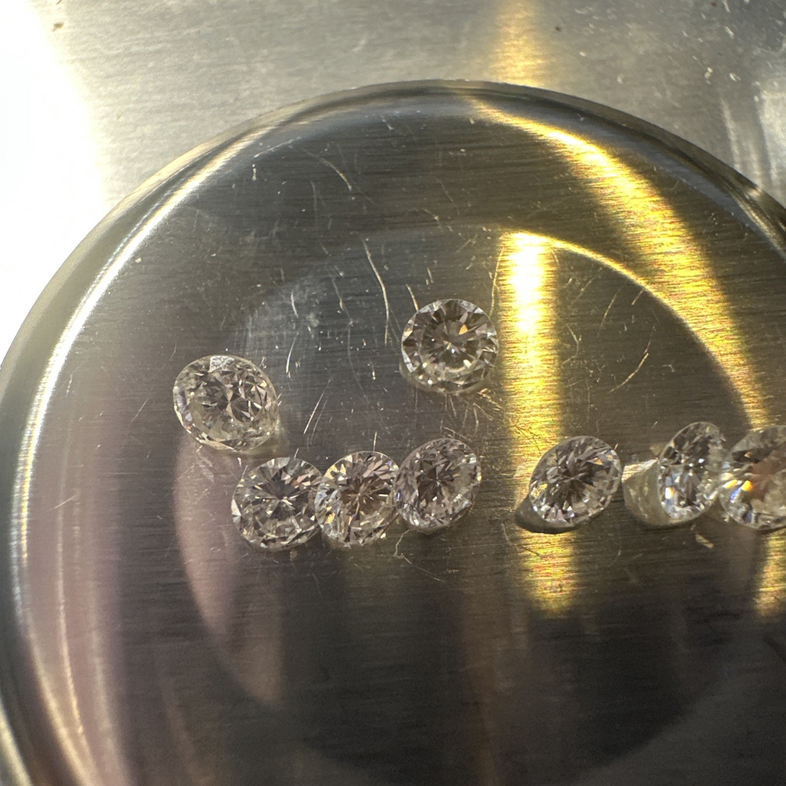 Natural Round Brilliant Cut Diamond Parcel 1.65cts H-I, SI-I 3.3mm To 4.2mm