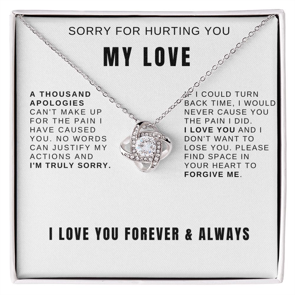 To My Love Necklace Gift For Valentines Day Anniversary Birthday Sorry Gifts