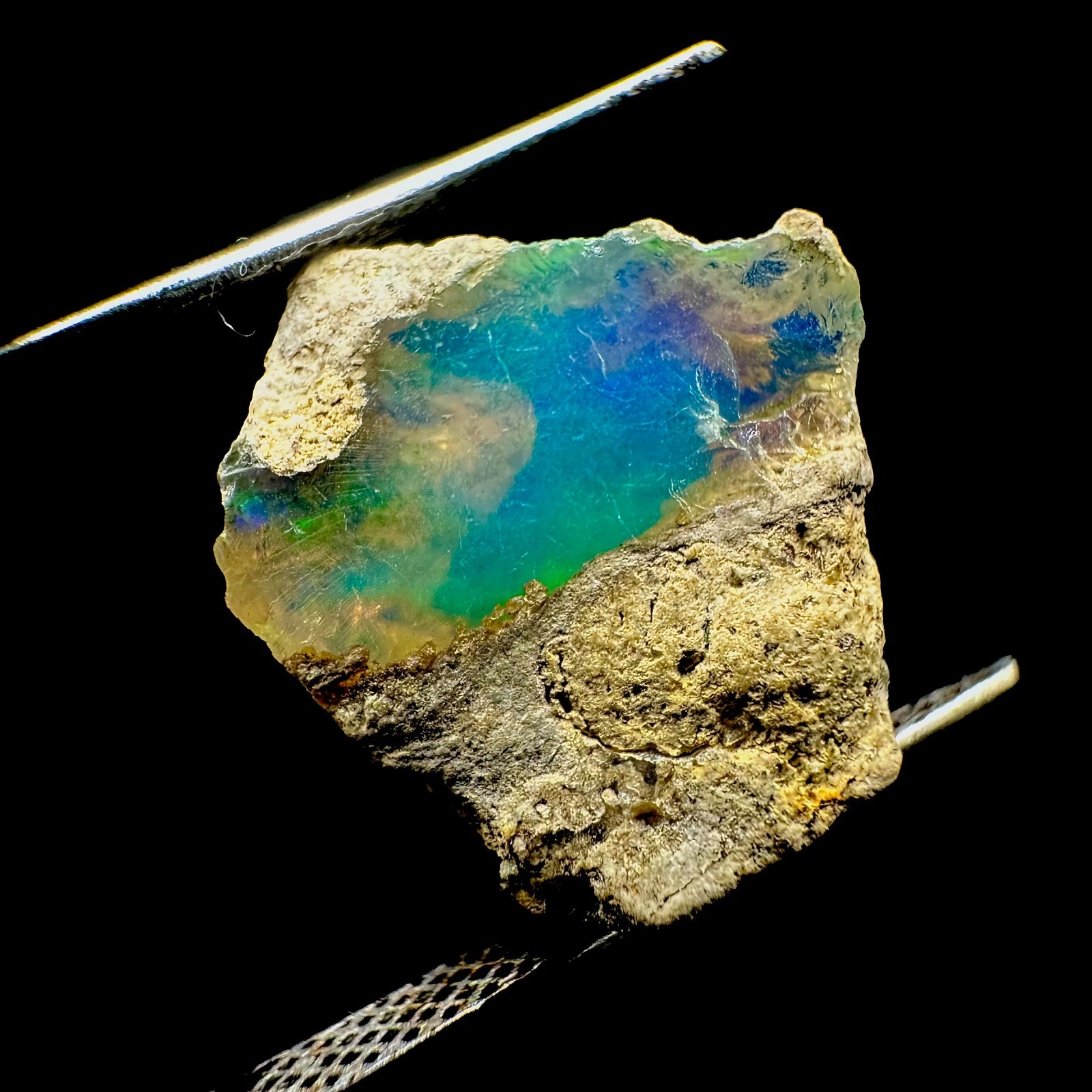 5 CTS Natural Ethiopian Opal Rough, Crystal Raw Welo Fire Opal Rough Gemstone