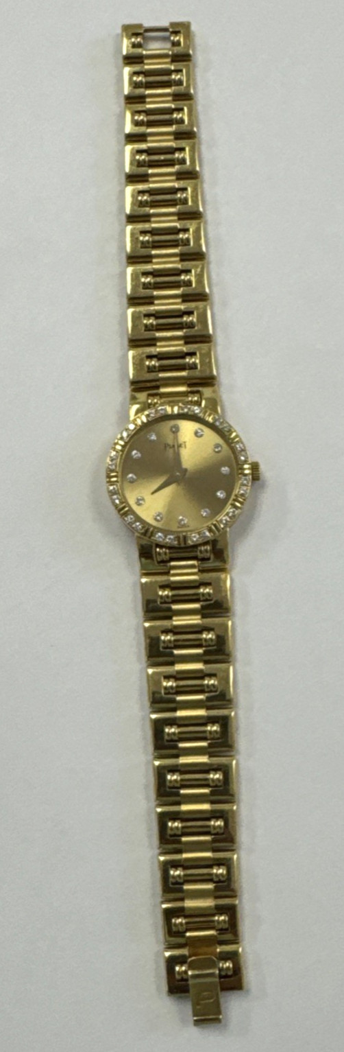 Piaget Dancer 18K Yellow Gold Diamond Ladies Watch