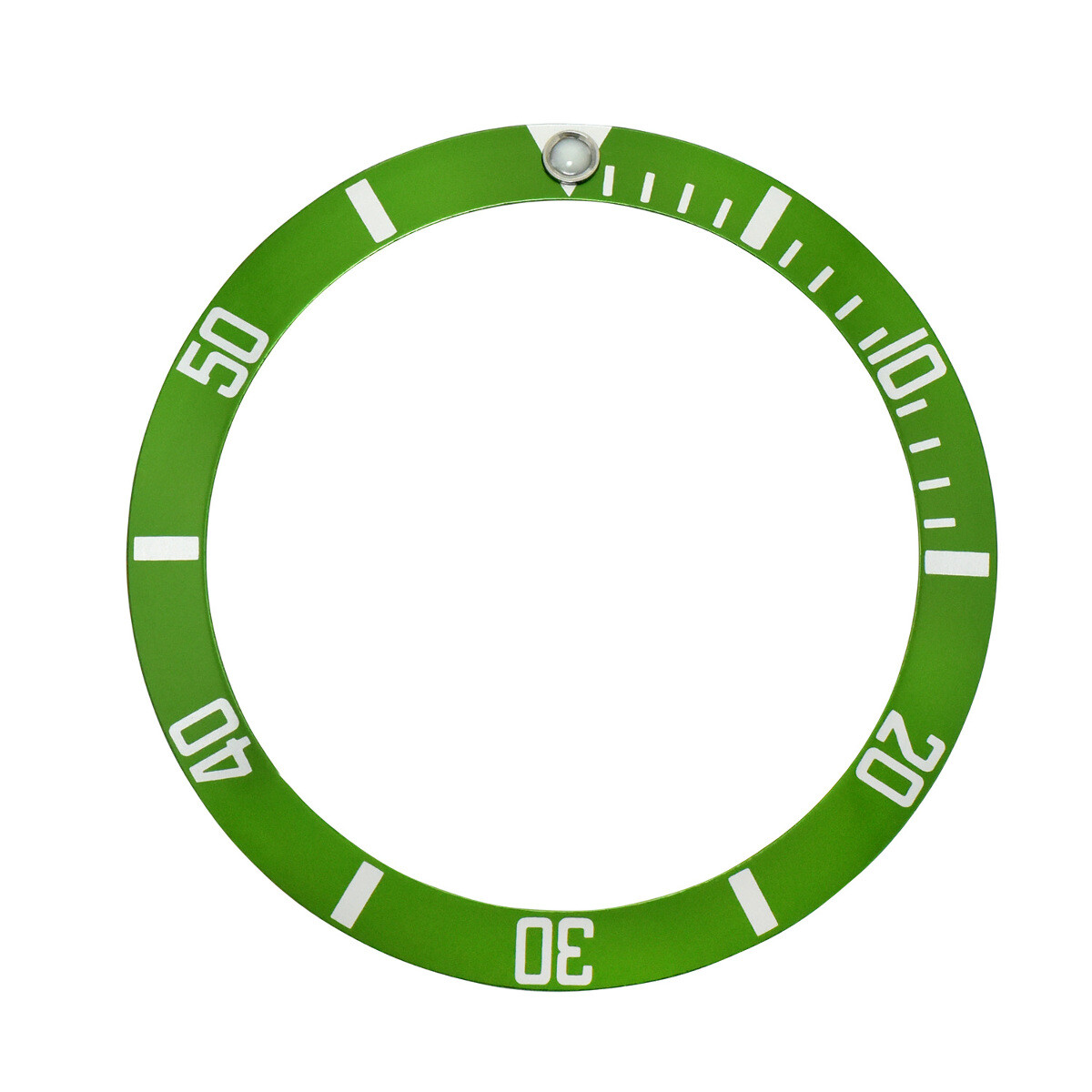 GREEN KERMIT HULK BEZEL INSERT FOR ROLEX SUBMARINER 16610LV 16610 50TH ANNIVESAR