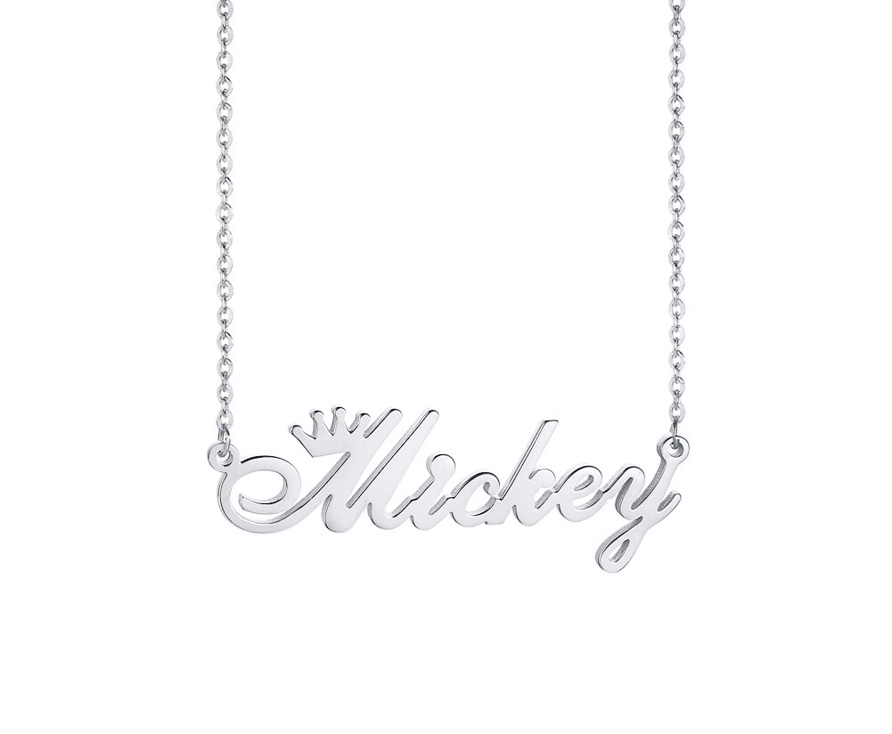 Personalized Name Custom Letter Gold Women Necklace Stainless Steel Pendant Gift
