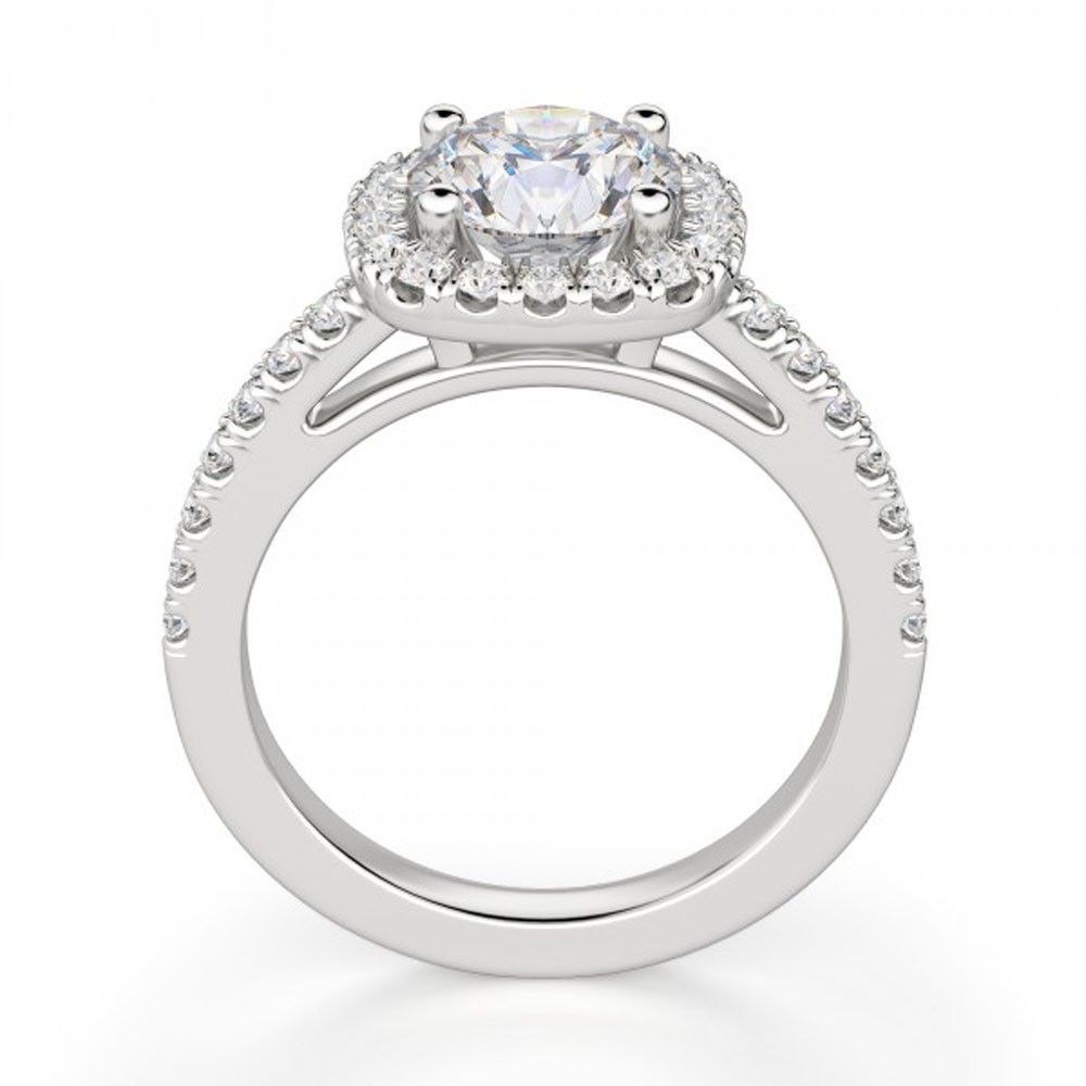 IGI Certified 2 Ct Lab Grown Diamond Solitaire Ring 925 Sterling Silver