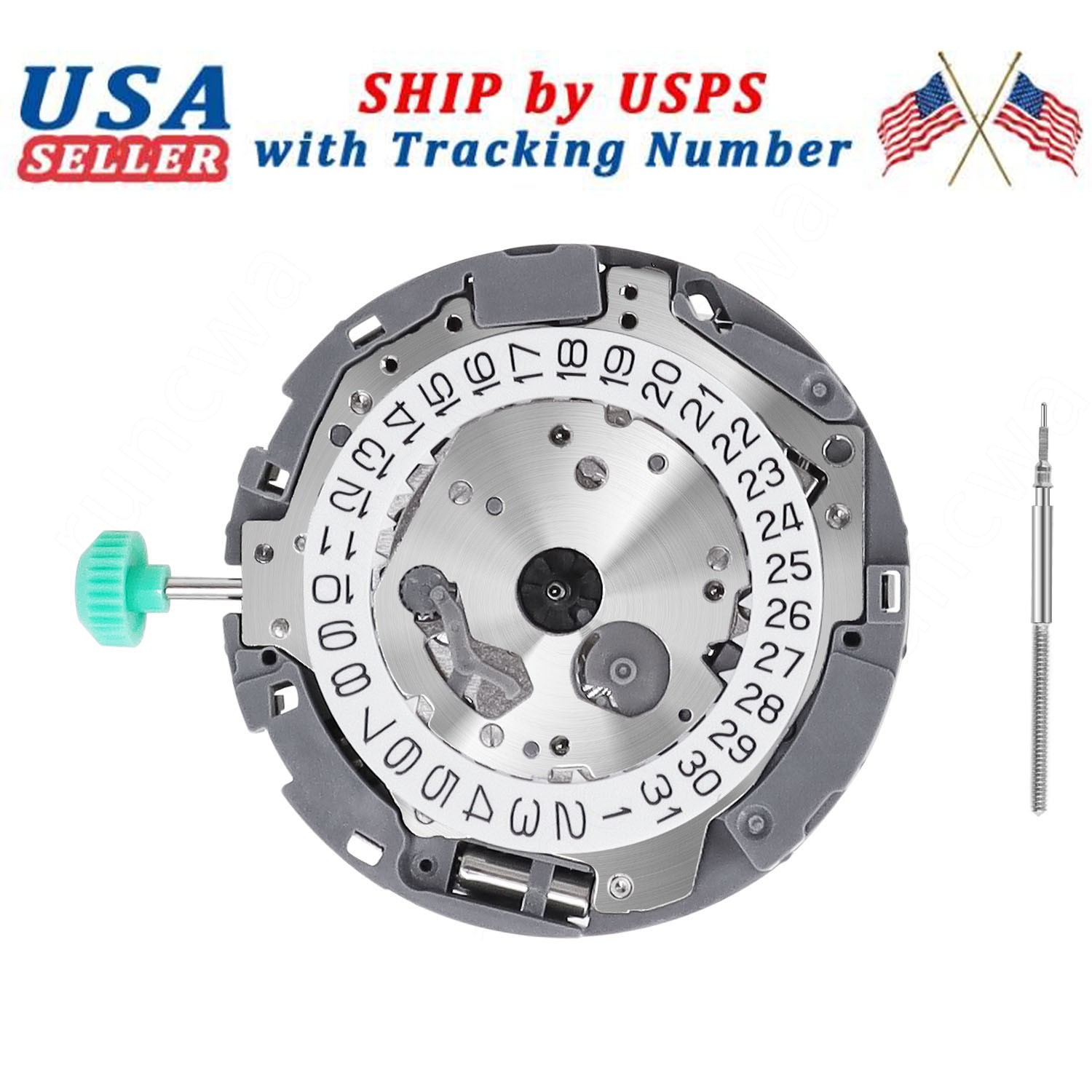 New 0S10 movement For Miyota 0S10 Watch Movement Japan 3 Hands, Date at 3