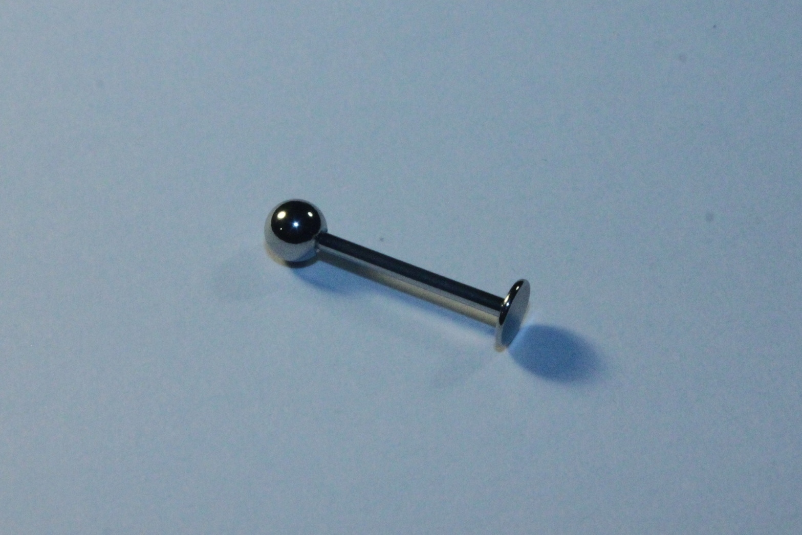 16g 1.2mm Flatback Labret Stud Bar Surgical Steel Body Piercing Jewelry External