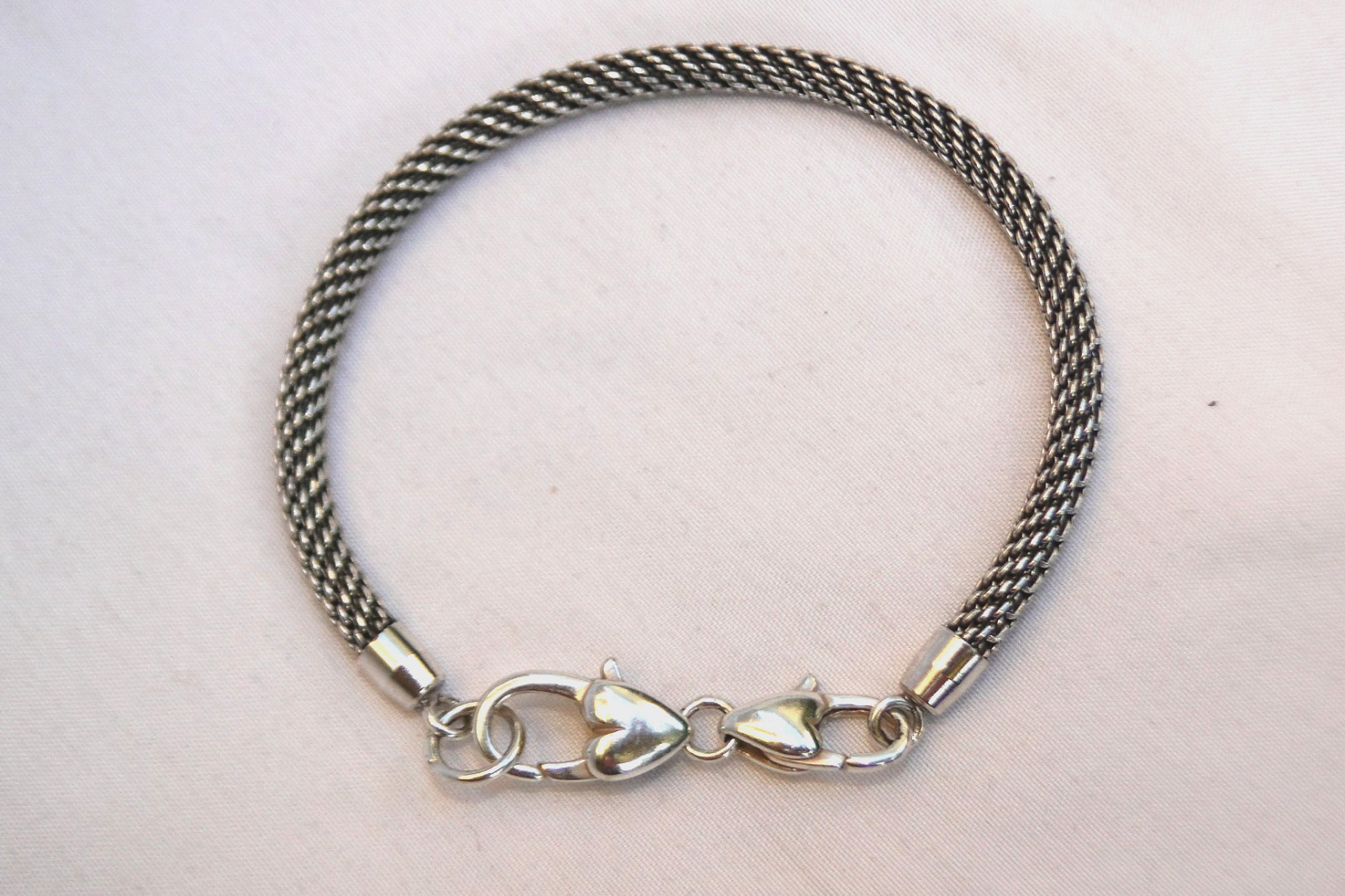 Brighton Beverly Glam Add Charms/Beads Thick Mesh Chain Bracelet