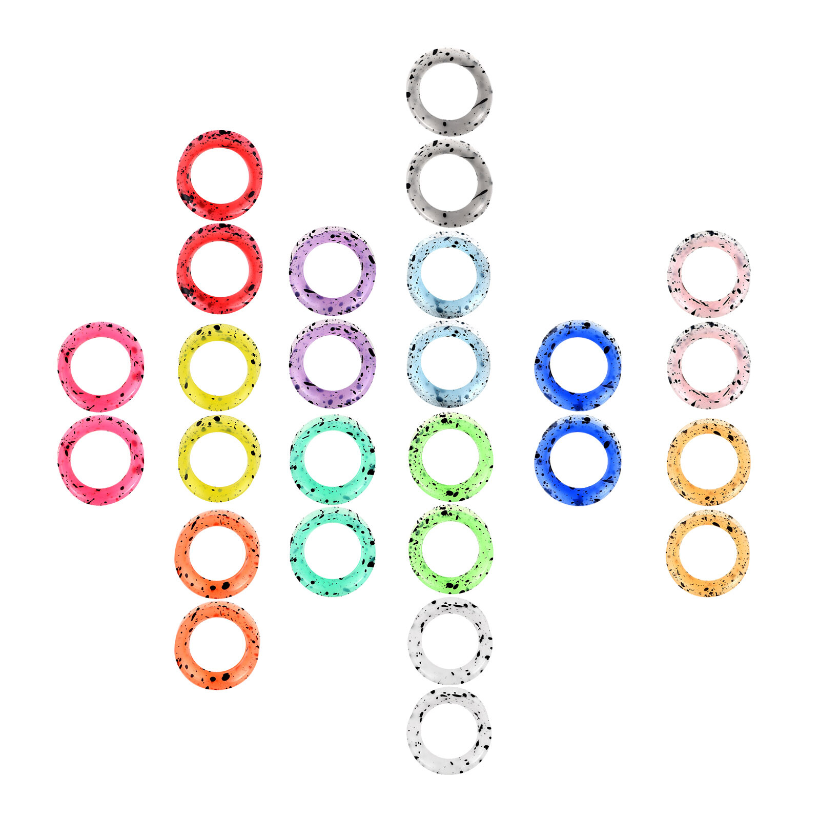 Soft Thin Silicone Double Flared Tunnels Ear Gauges Plugs Earskin 2g-3/4″ 1 Pair