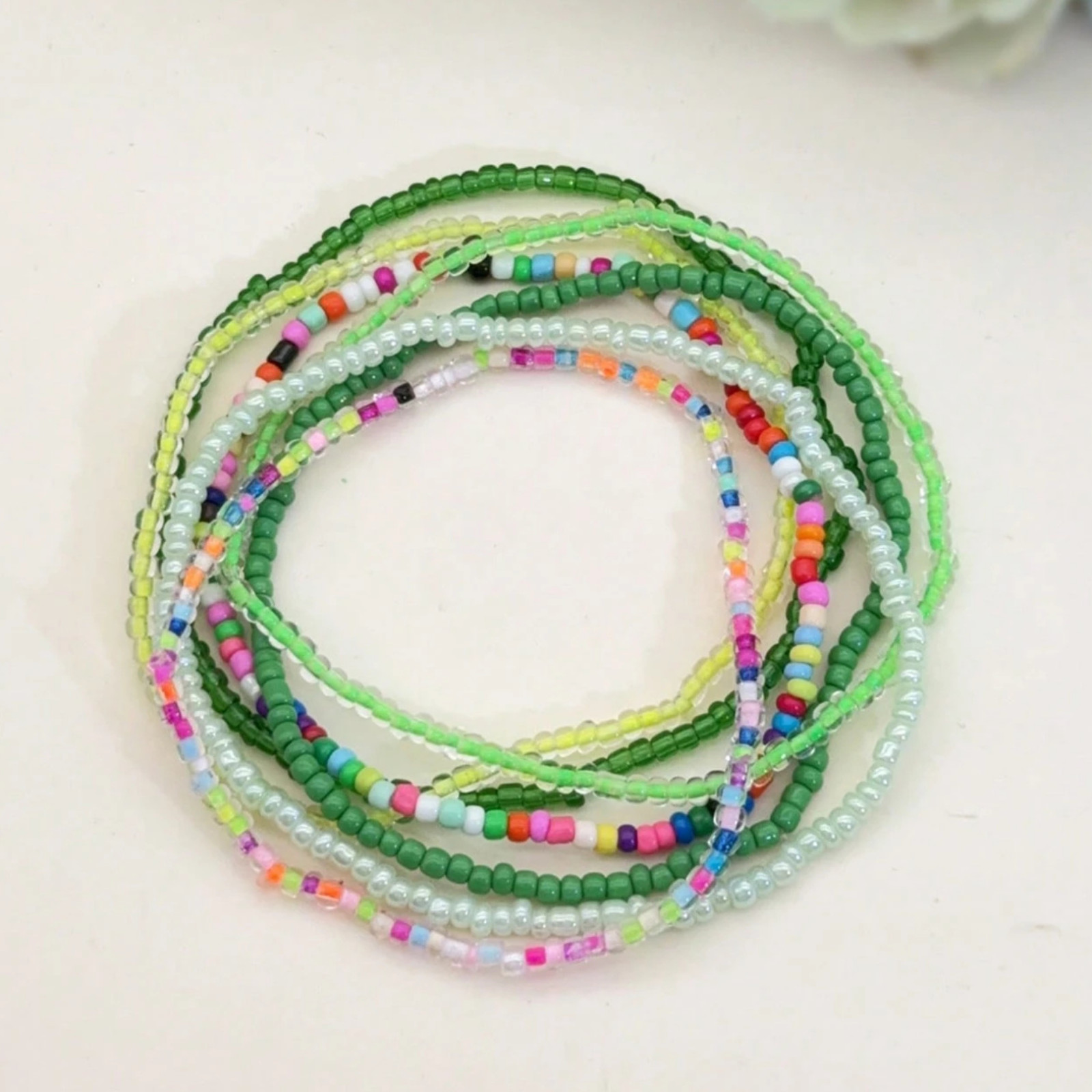 Boho Handmade Beaded Anklet Bracelet Adjustable Beach Summer Anklet for Women US