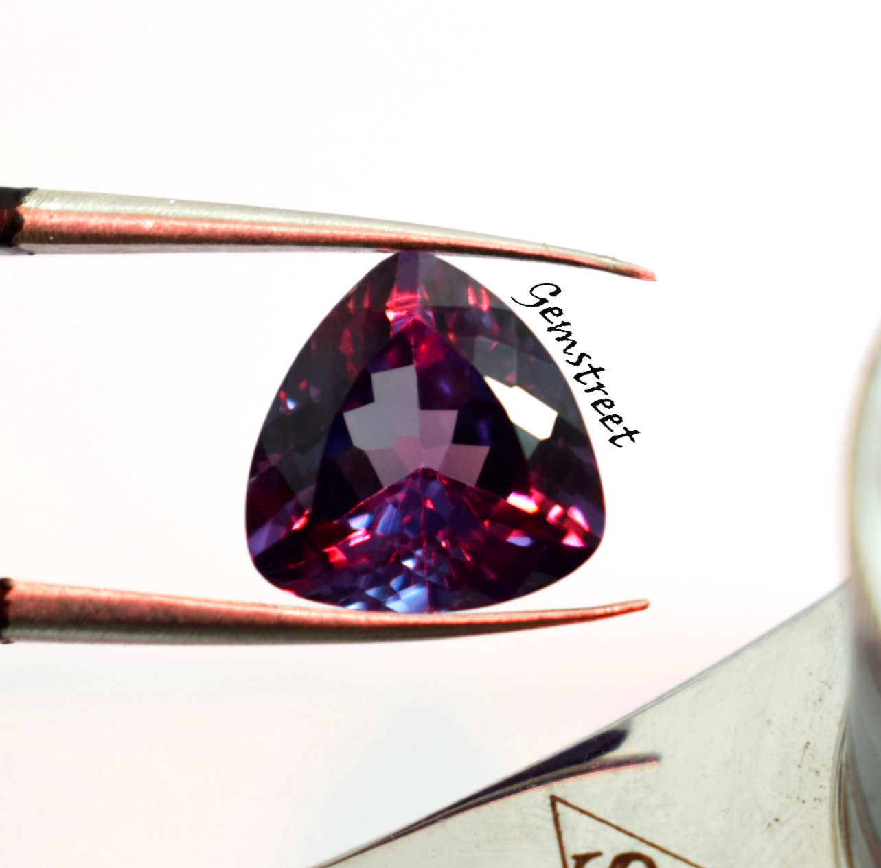 Rare 4 Ct Natural Alexandrite Trillion Cut Amazing Color Change Certified Loose