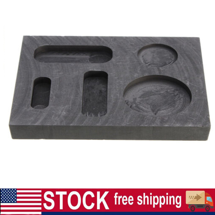 Graphite Ingot Casting Mold Combo Mould For Melting Refining Gold Silver Copper