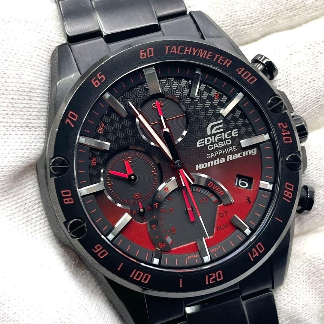 Casio Edifice Honda Racing Limited Edition Black Quartz Watch Japan 0714107