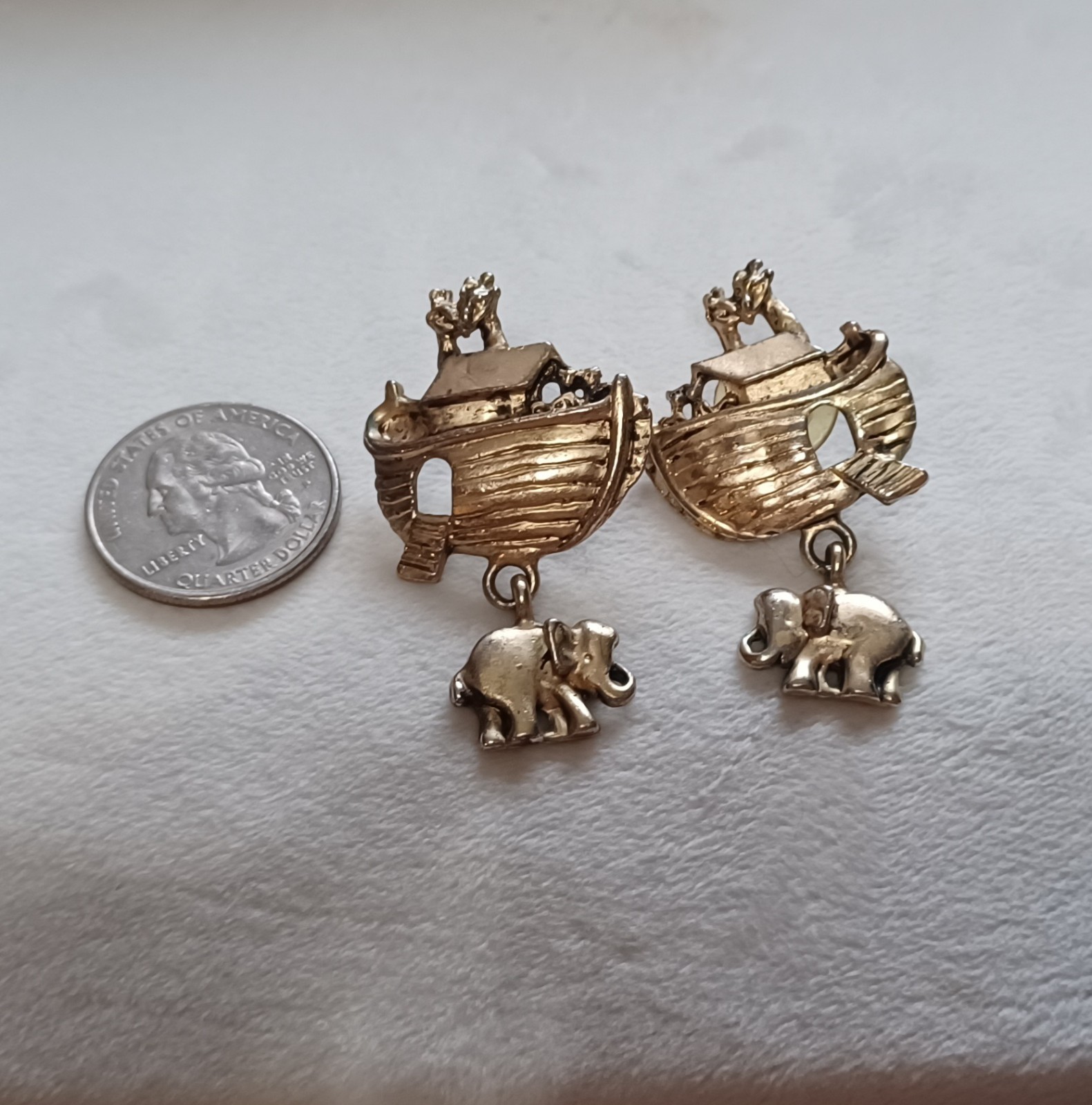 Noahs Ark Earrings Vintage