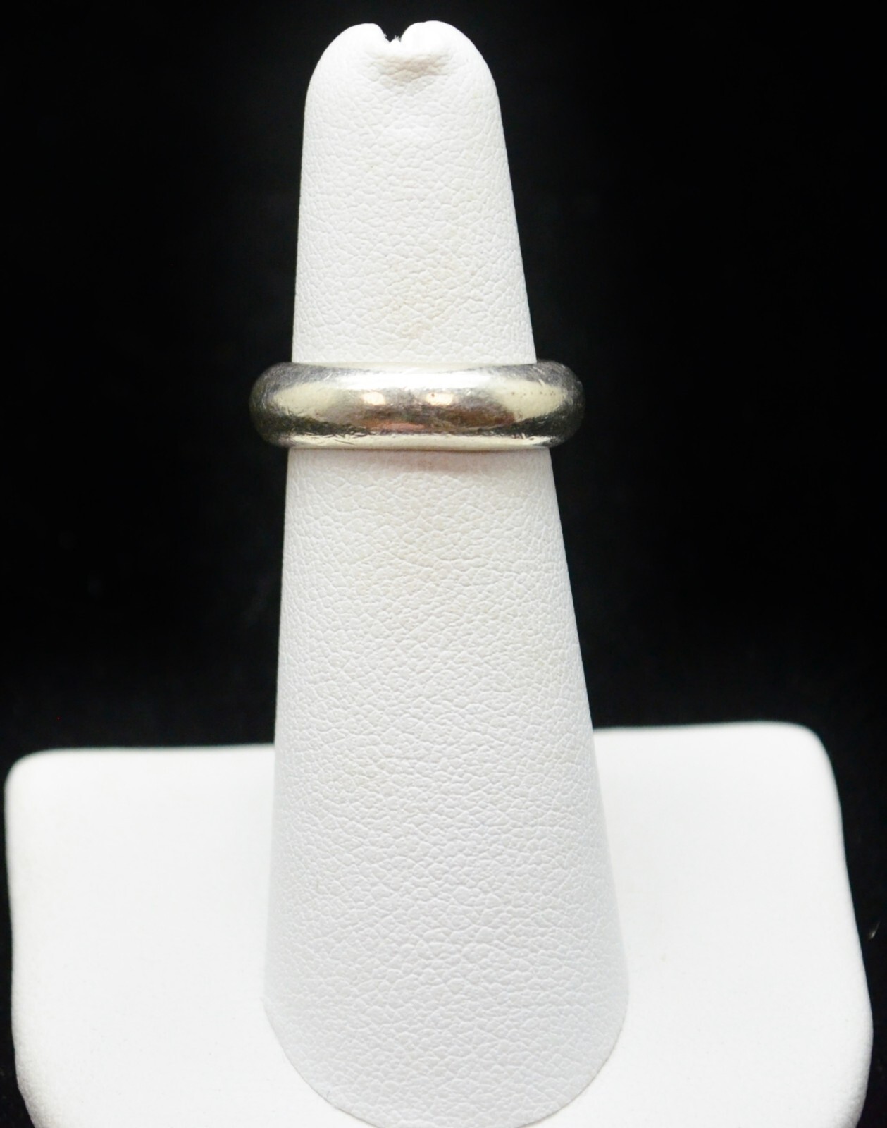Sterling Silver Simple Smooth Band Ring SZ 5.0 #FMZ930