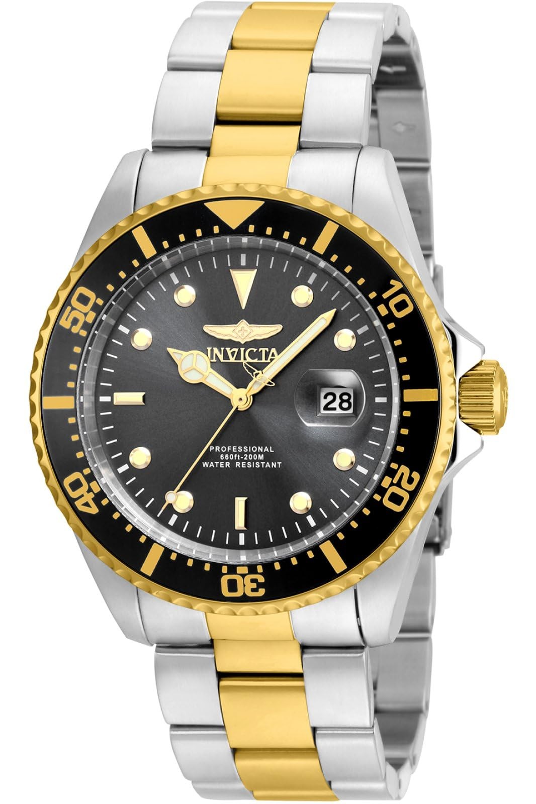 Invicta Men’s 22057 ‘Pro Diver’ Quartz Stainless Steel Two Tone Bracelet Watch