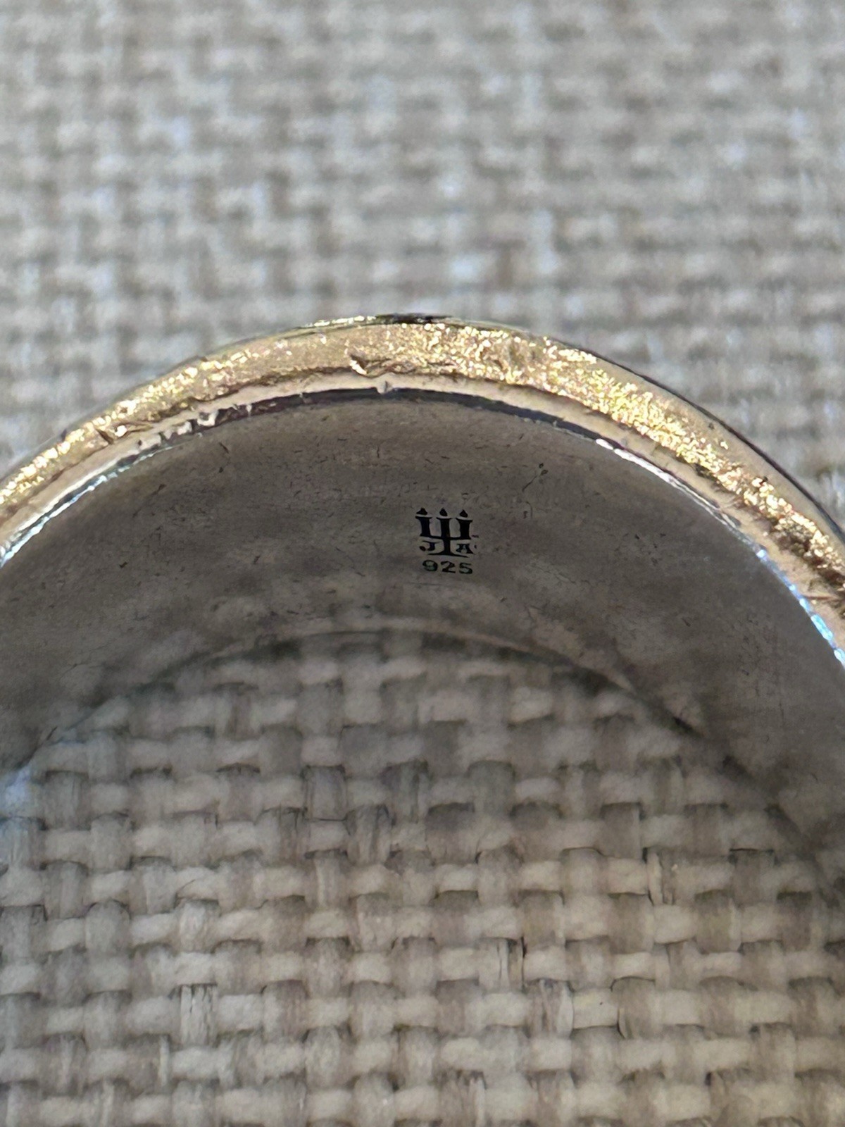James Avery Retired Rare Horizon Cross Band Size 11.5 Free Shipping