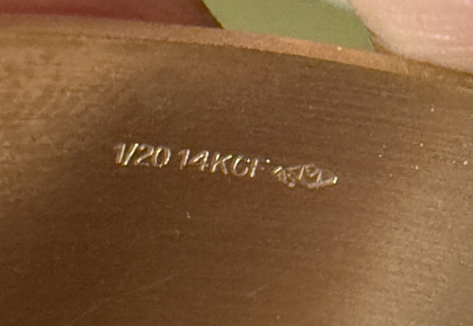 Essentials Yellow 14K Gold-Filled Hand Engraved Cuff Bracelet