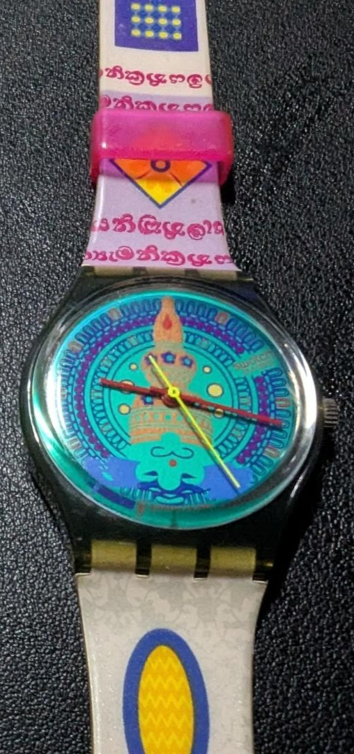 Swatch Sari GK147 1994 Watch – Working Used in Original Box – New Battery