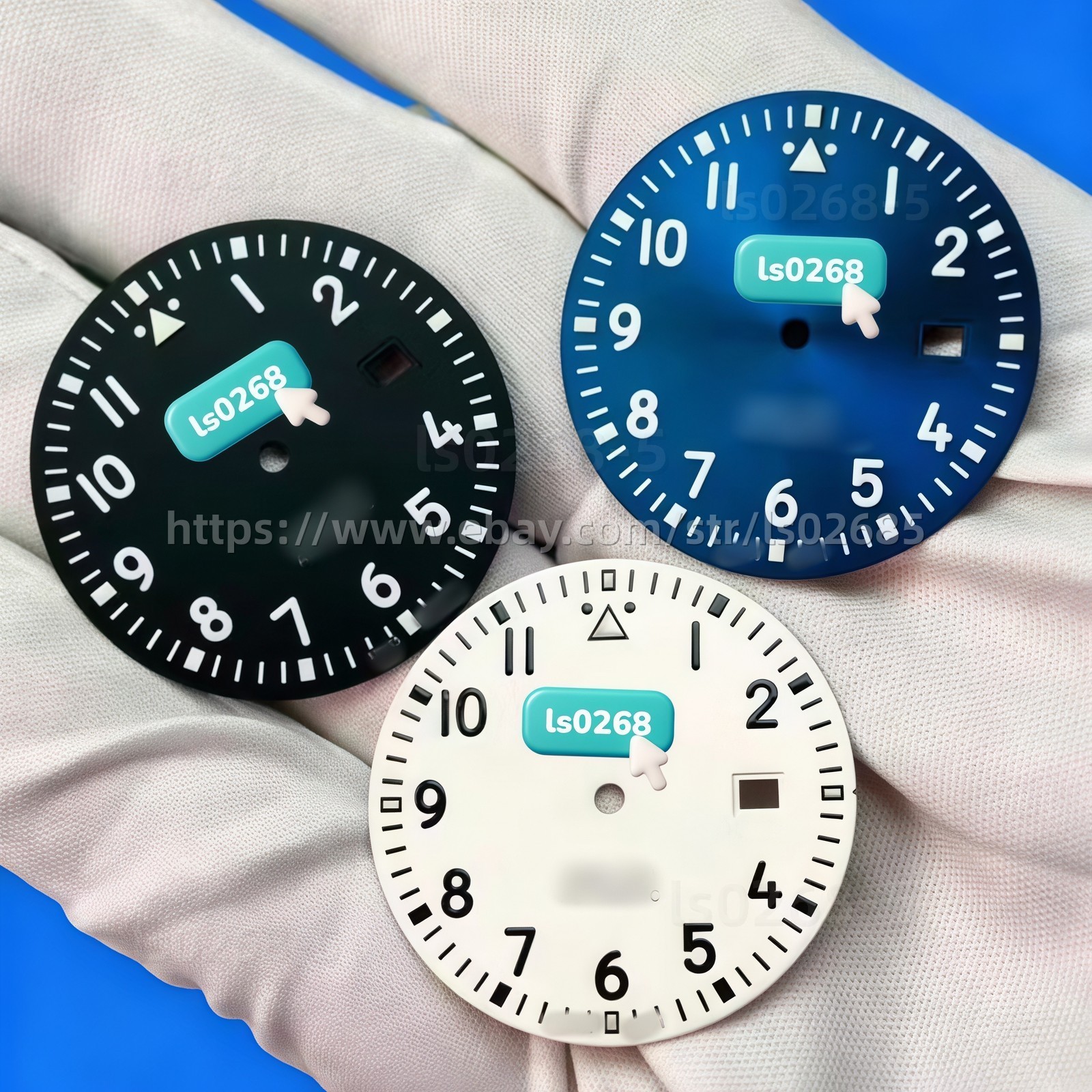 DIY Watch Part Kit for 2824 2892 Case+Dial+Hands+Leather Strap