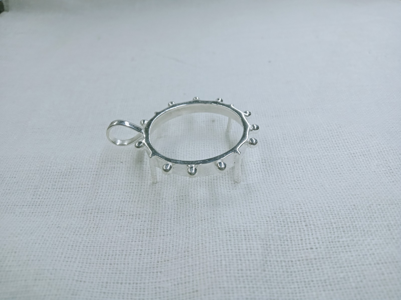 925 Sterling Silver Bezel Cup, Bezels For Coin, Silver Holder For Coin Jewelry