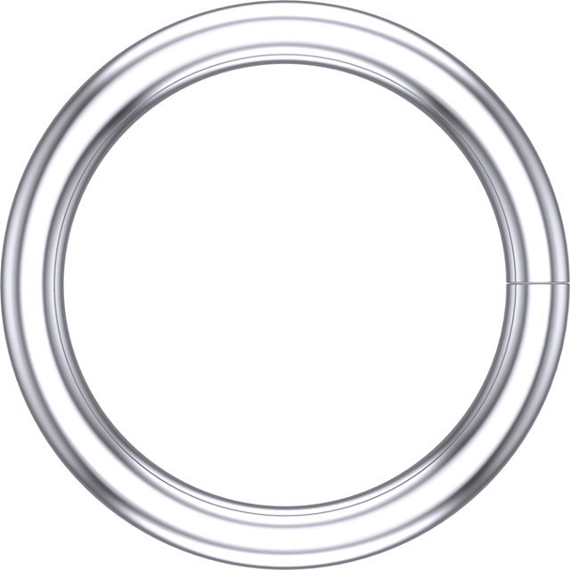 14K Solid Yellow/White Gold Round Open Jump Ring 16 Gauge 1.3mm Thick 5mm-9mm ID
