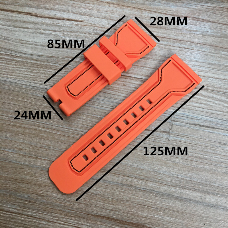 For SevenFriday Silicone Watch Strap 28mm Rubber Band Mens Waterproof Sports