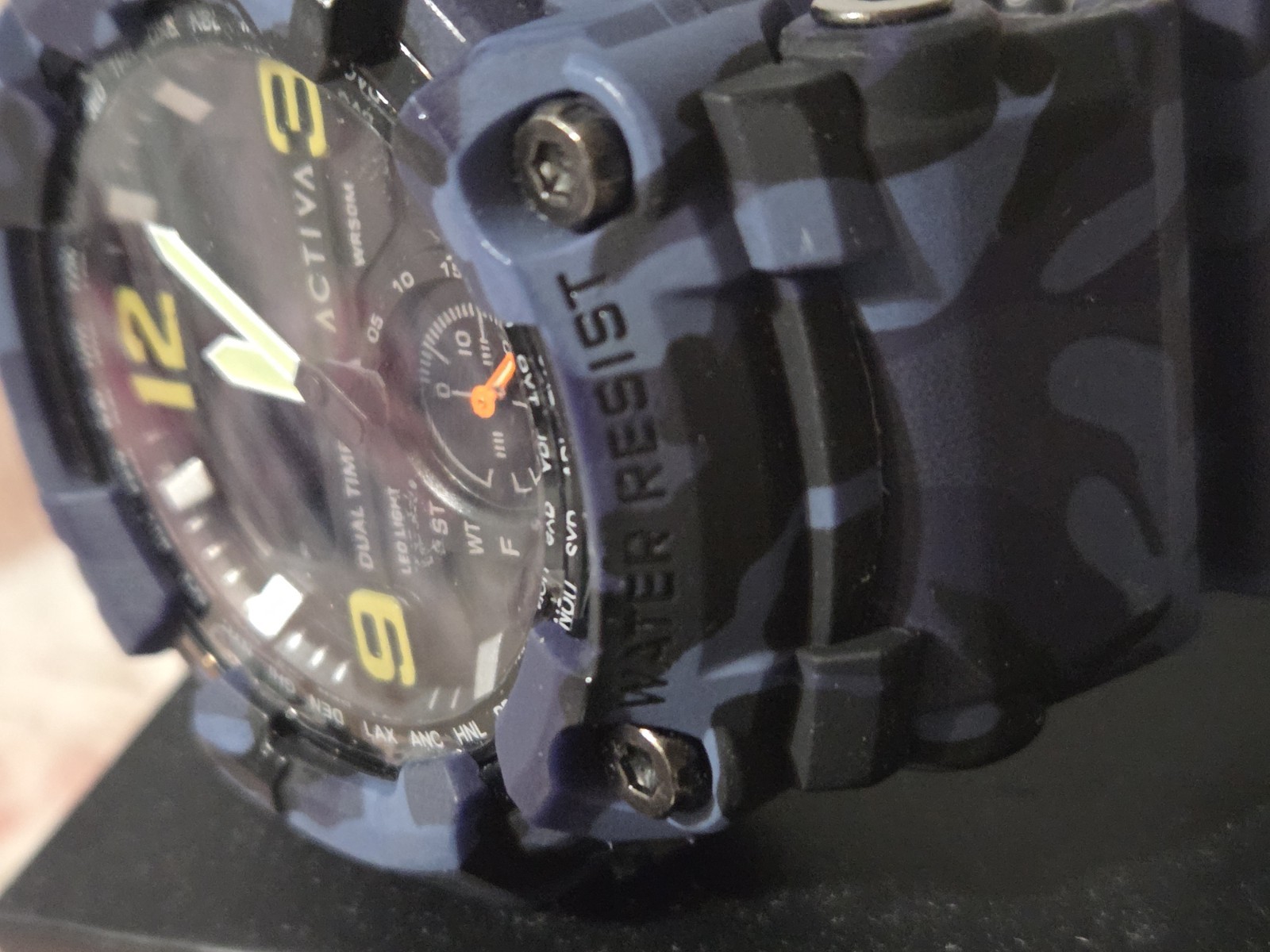 Activa X Invicta BlackOps Digital Men’s Watch 56mm,Camouflage,Blue (ACW1637-003)