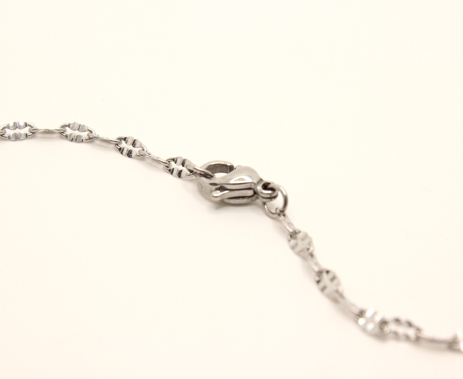 Stainless Steel Miniature Coffee Bean Chain Necklace 2.5mm, Sizes 16-24 Inches