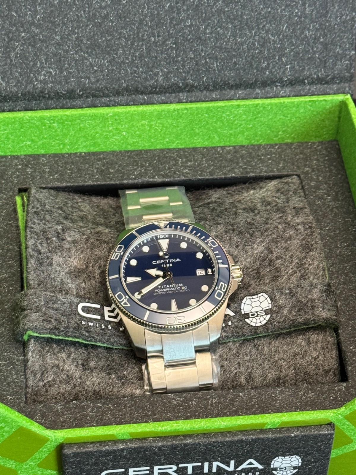 Certina DS Action Diver 40.5mm Blue Dial Men’s Watch C0484074404100