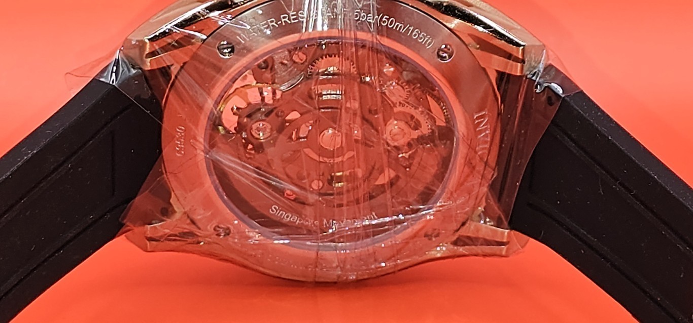 Invicta Celestial Naosia Automatic Men’s Watch w/ Skeleton Dial – 45mm, Black (6