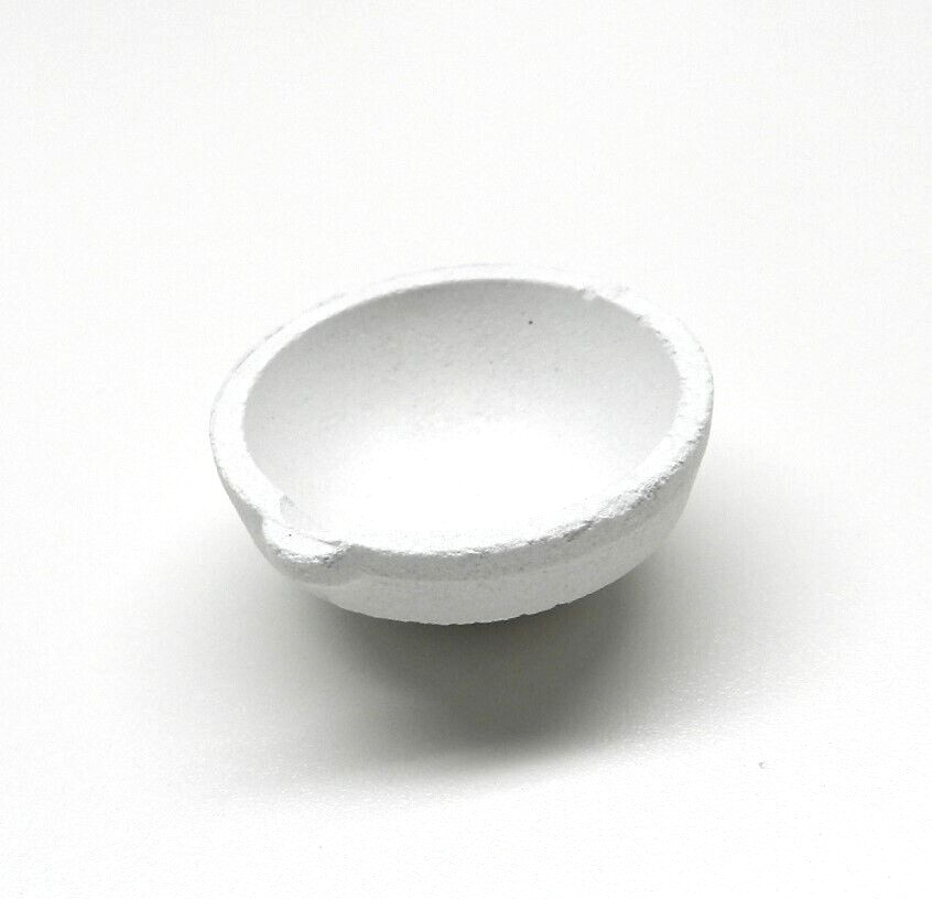 Melting Dish Crucible Cup Ceramic 2″ Silica Melt Jewelry 2oz Silver – 1oz Gold