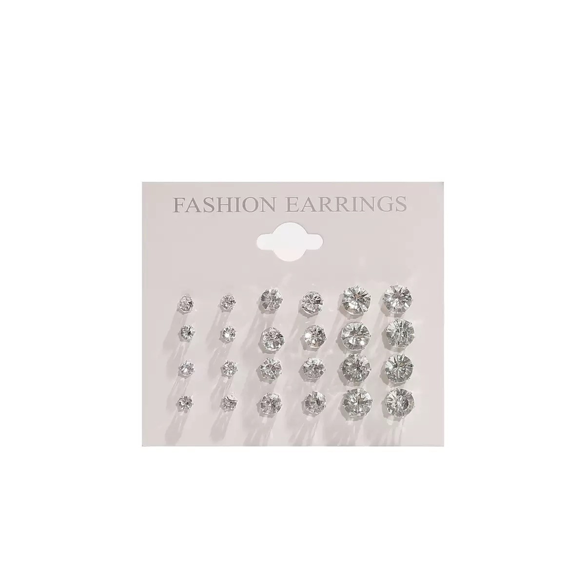 12 Pairs Iron Base with Stainless Steel Posts No Plating Versatile for Daily