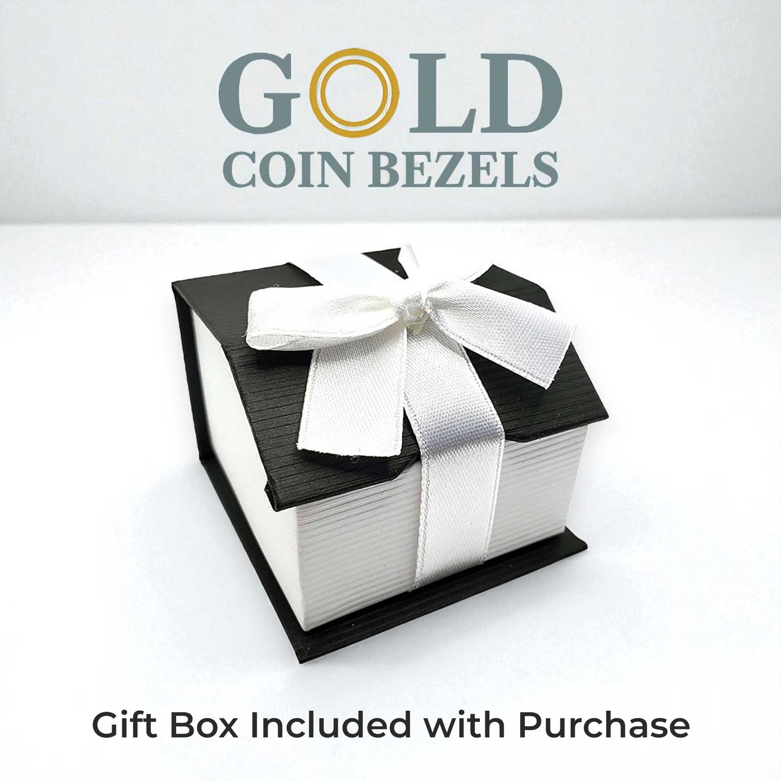 1/4 oz $10 Maple Leaf Coin Bezel 20mm Screw Top 10k Yellow Gold