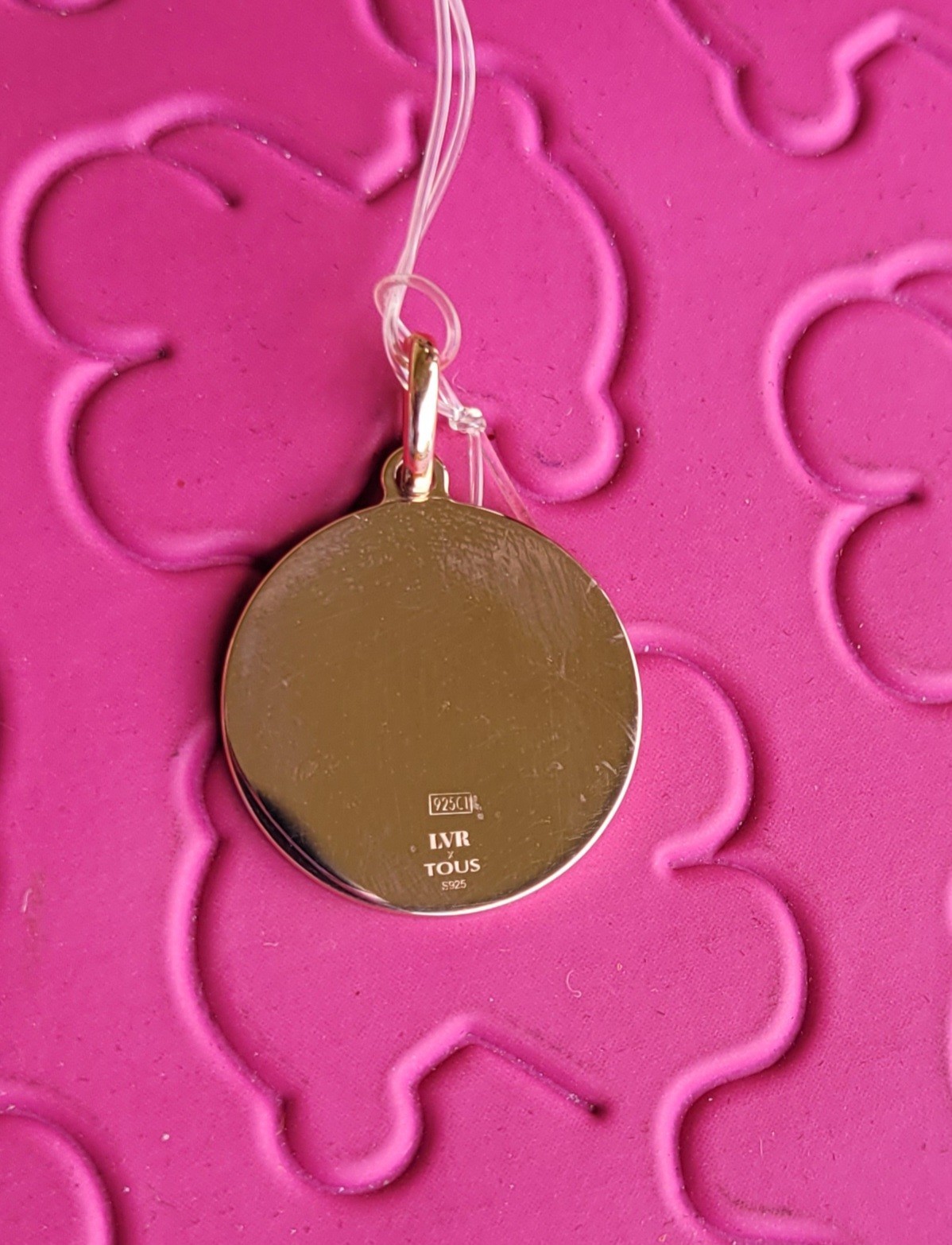 Tous 18kt Rose Vermeil Round Shaped Pendant La Vecina Rubia NWT Mother’s Day