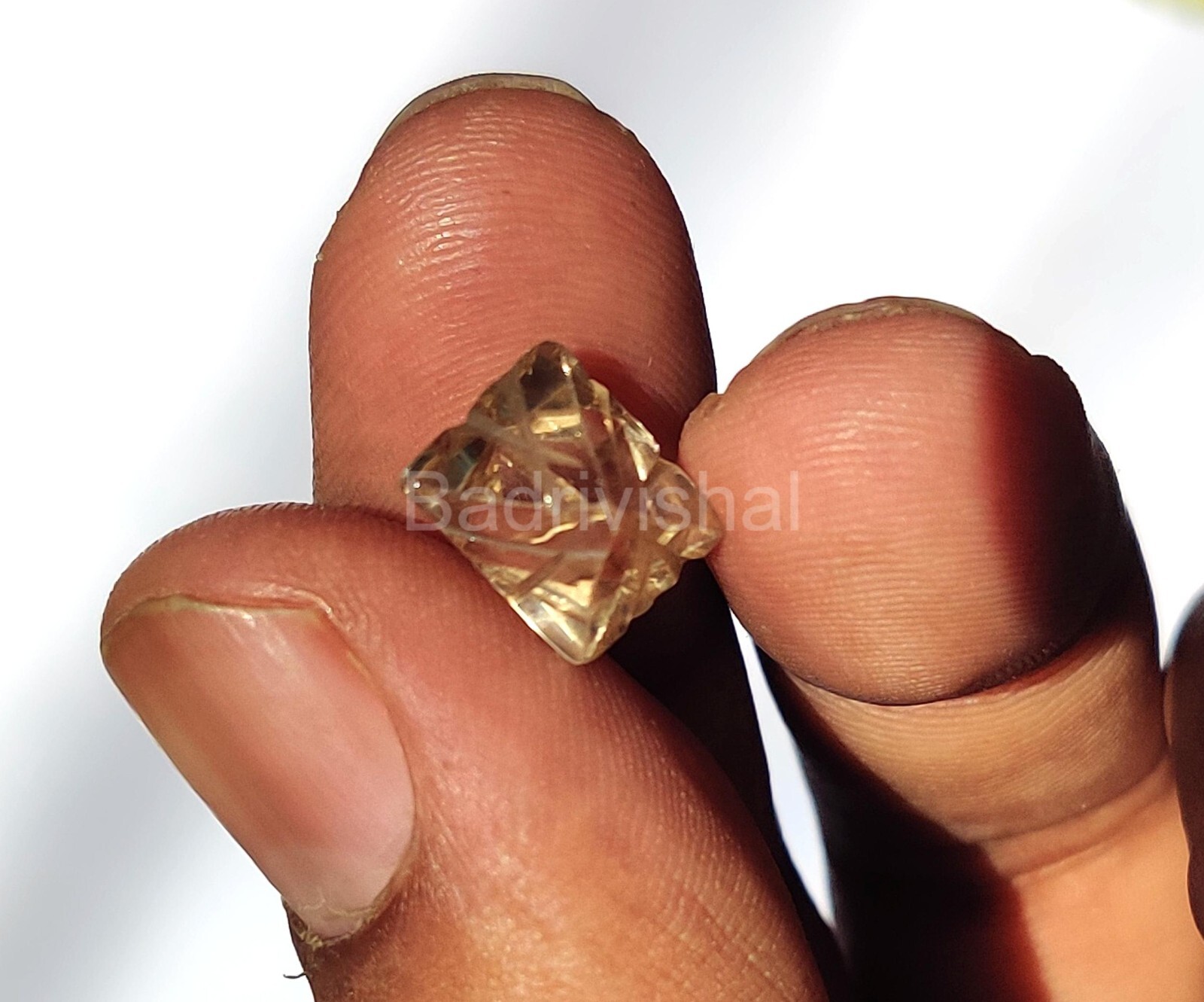Raw Diamond 4.01Ct D-Color Certified Colorless CVD Loose Gemstone FL-Clarity EKU