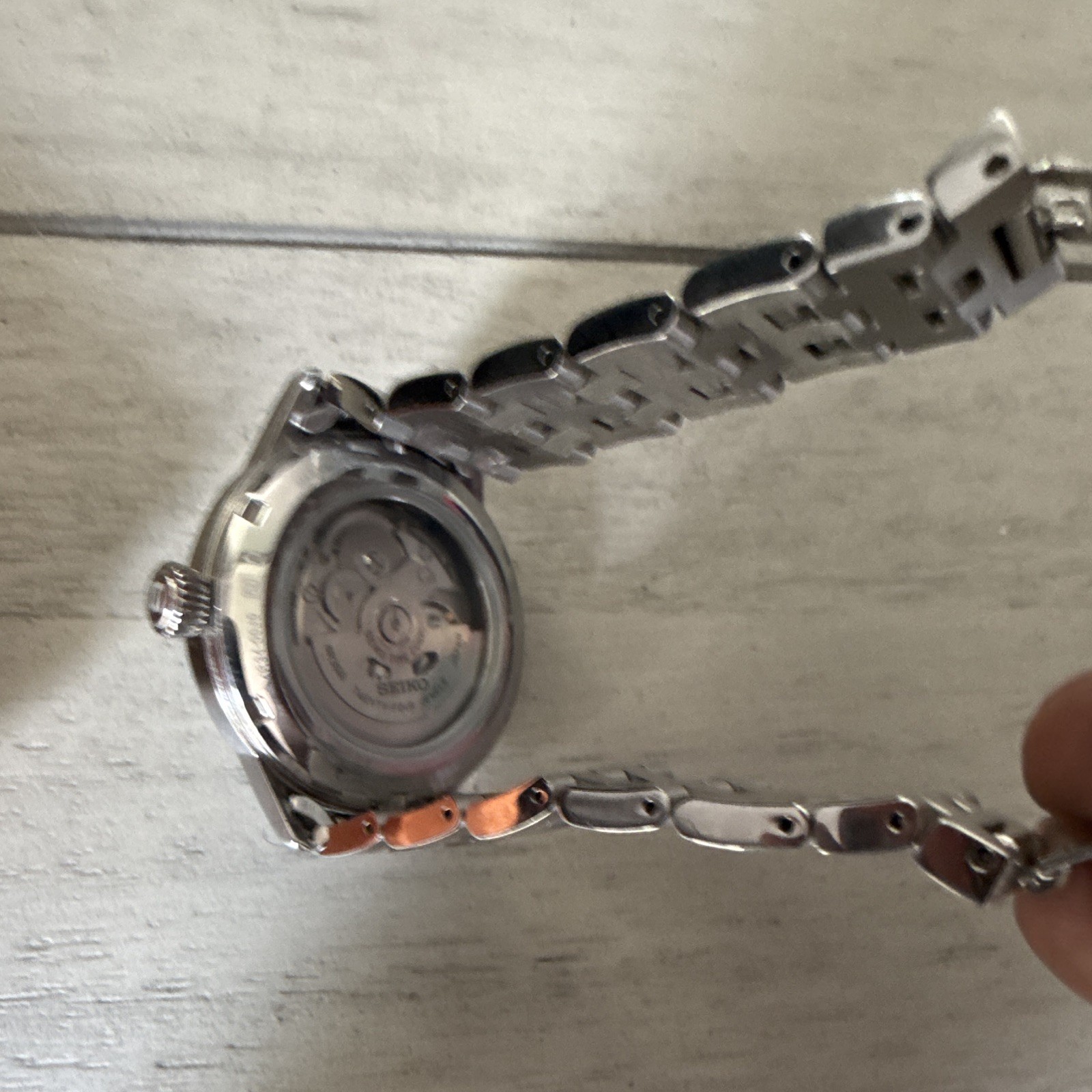 Seiko Presage Automatic GMT Silver Sunburst Dial SS Bracelet Date WR