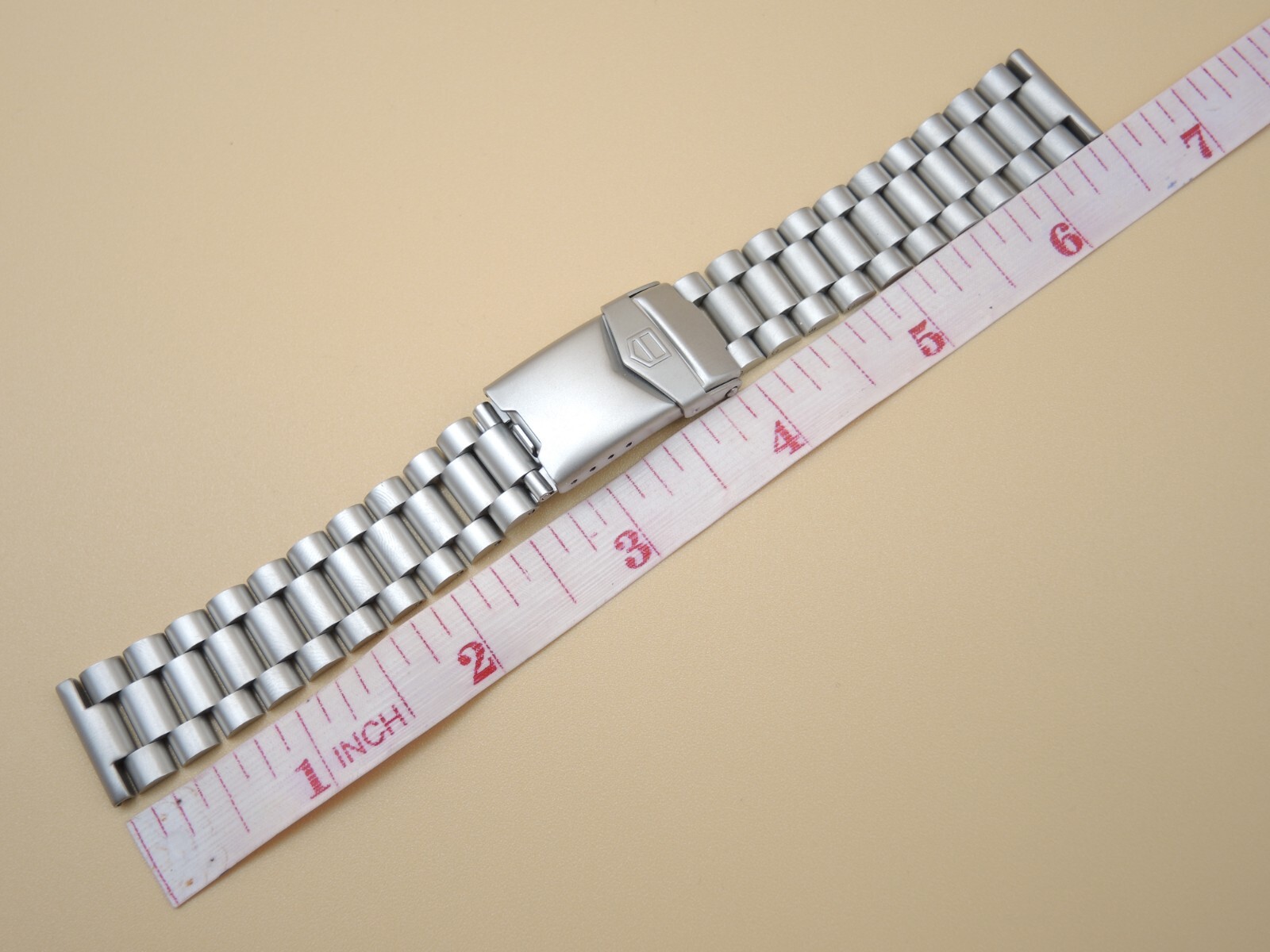 NEW 18MM STAINLESS BRACELET SOLID LINKS TAG HEUER F1 CHRONO CA1210-1215 WATCH